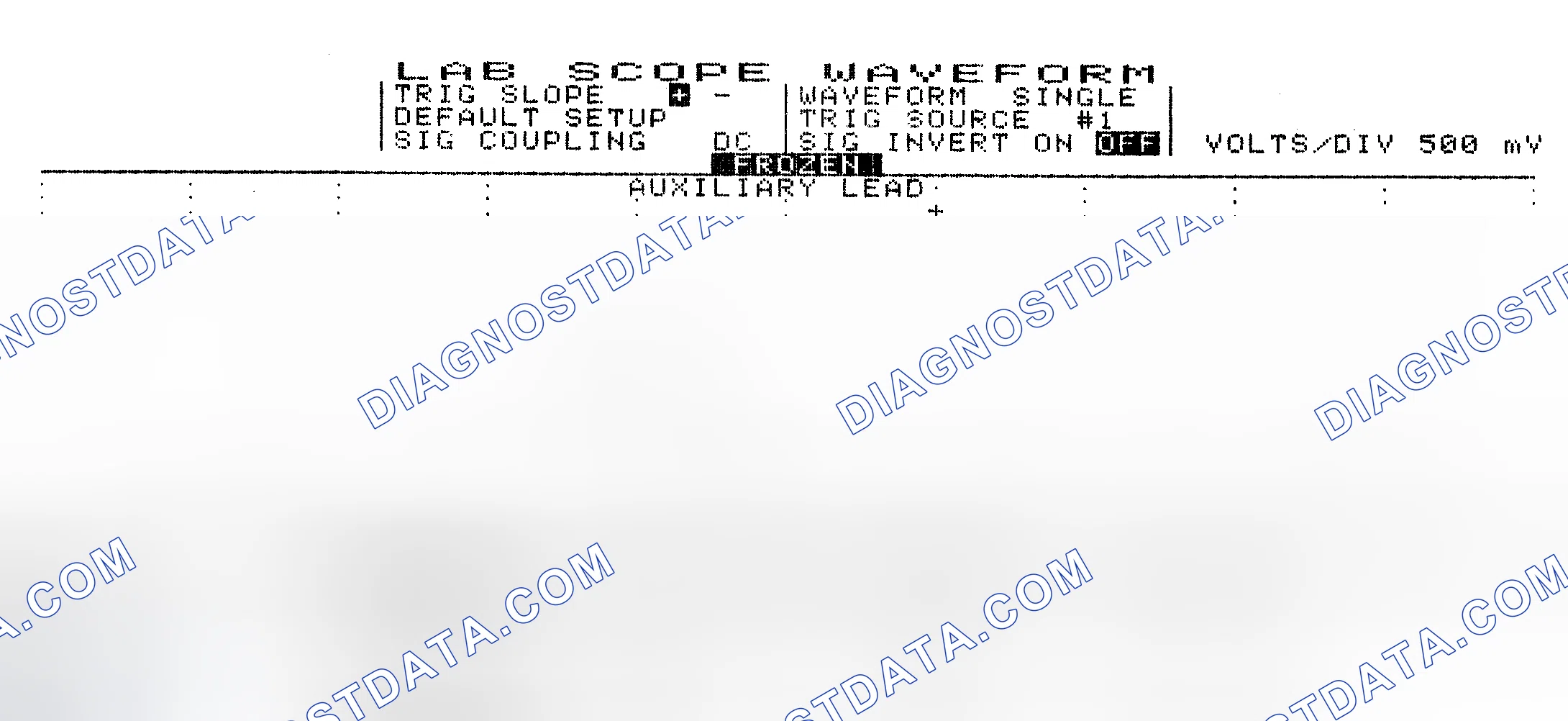 Scheme 10: Single Injector w/Excessive Current Flow - Current Pattern
