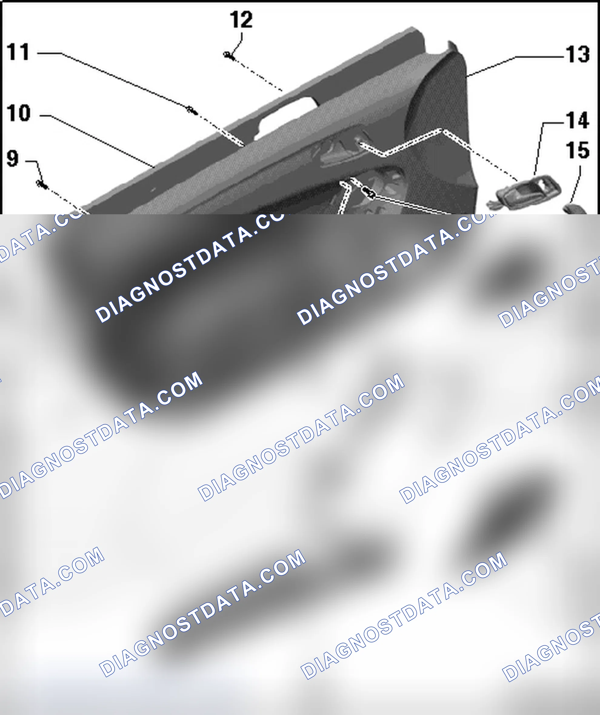 Scheme 1: DOOR TRIM ASSEMBLY OVERVIEW