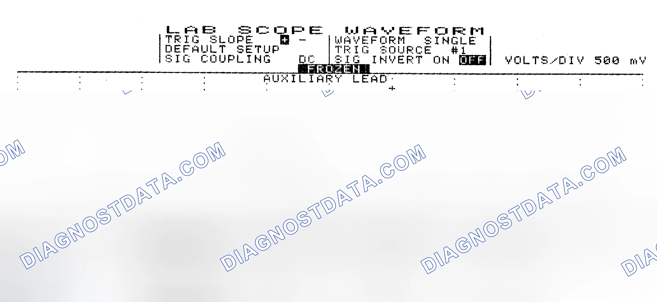 Scheme 10: Single Injector w/Excessive Current Flow - Current Pattern