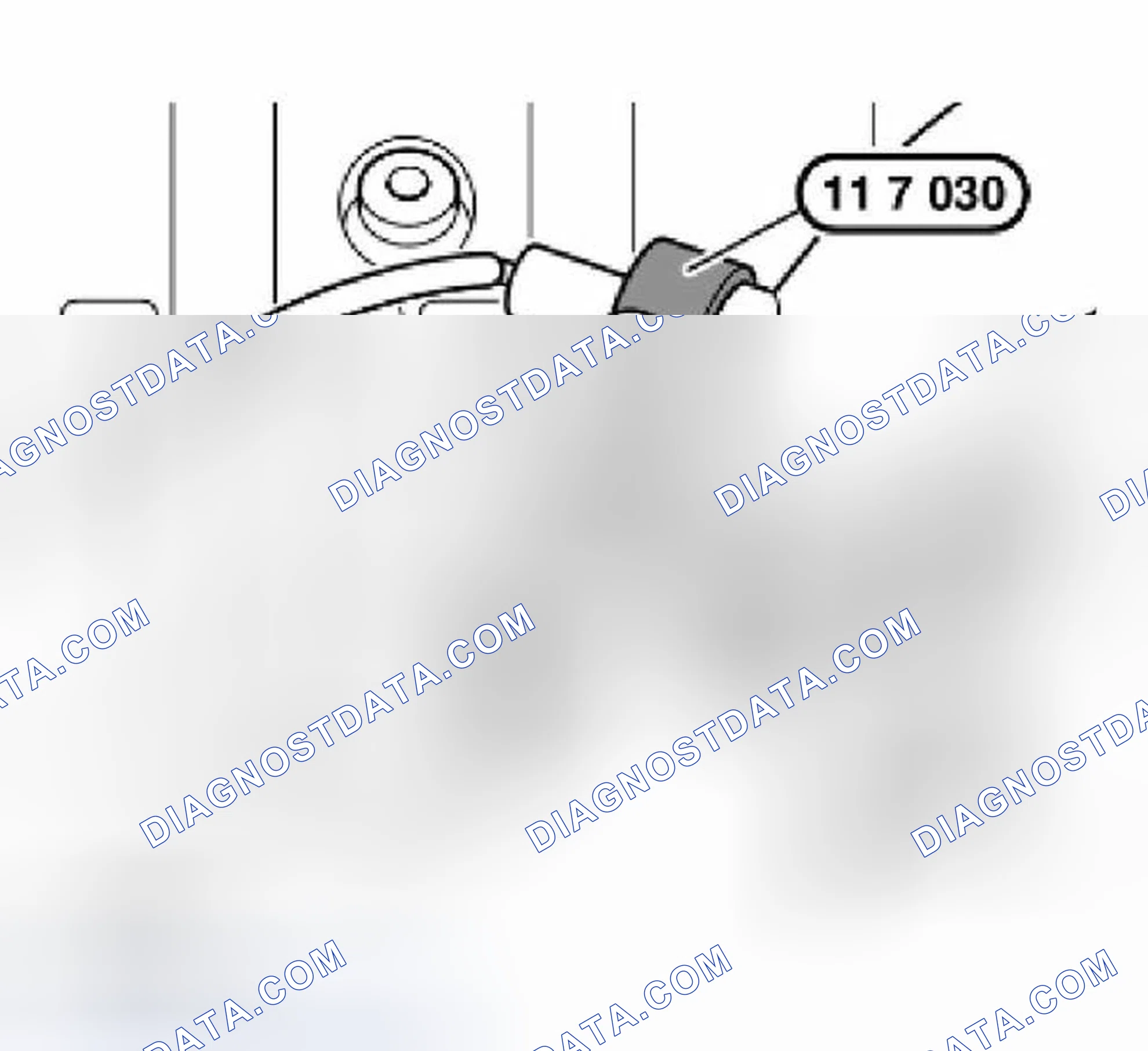 Scheme 712: 11 78 530 Replacing Lambda control sensor, left (M62)