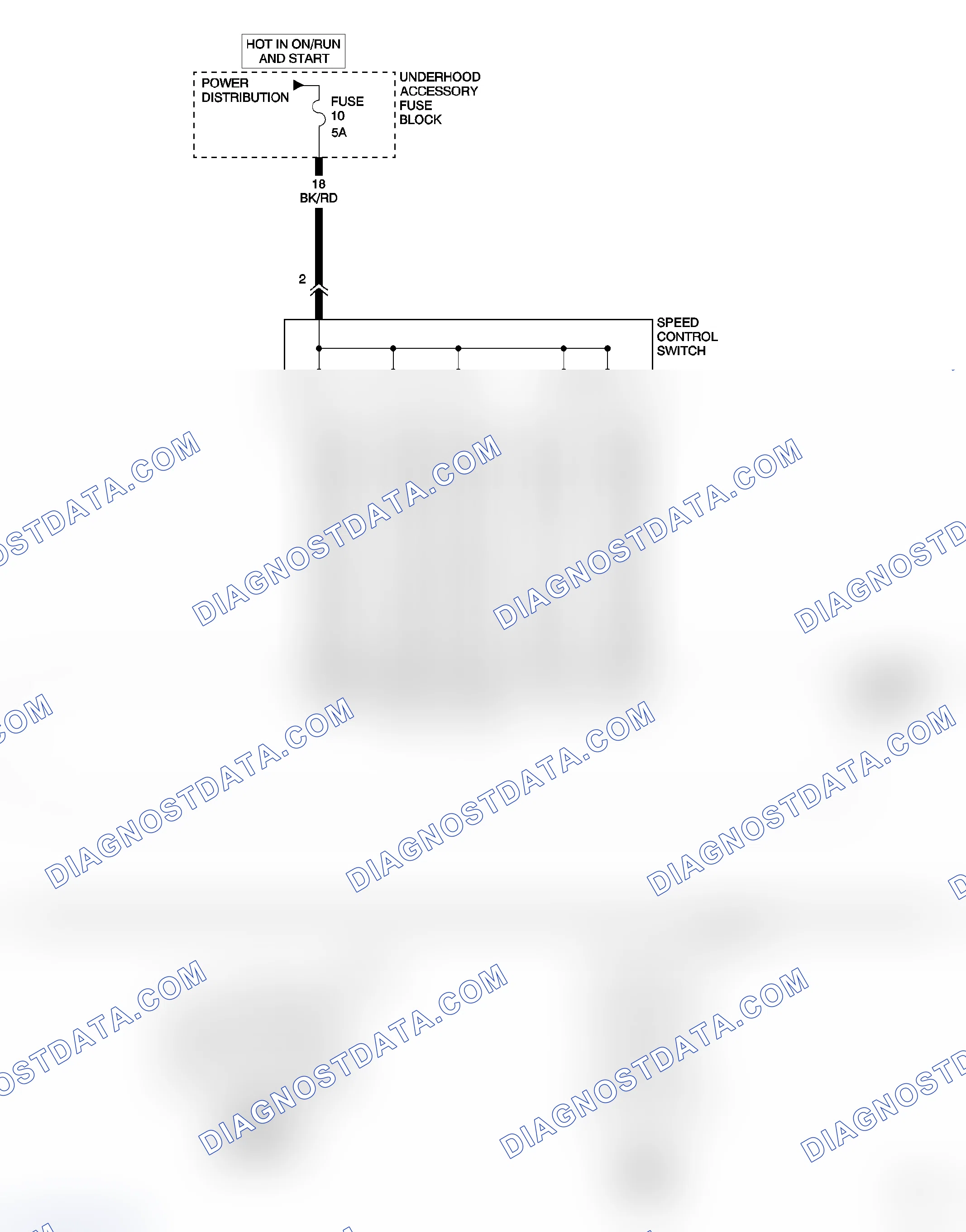 Scheme 4: (P0575) SPEED CONTROL SWITCH INPUT CIRCUIT