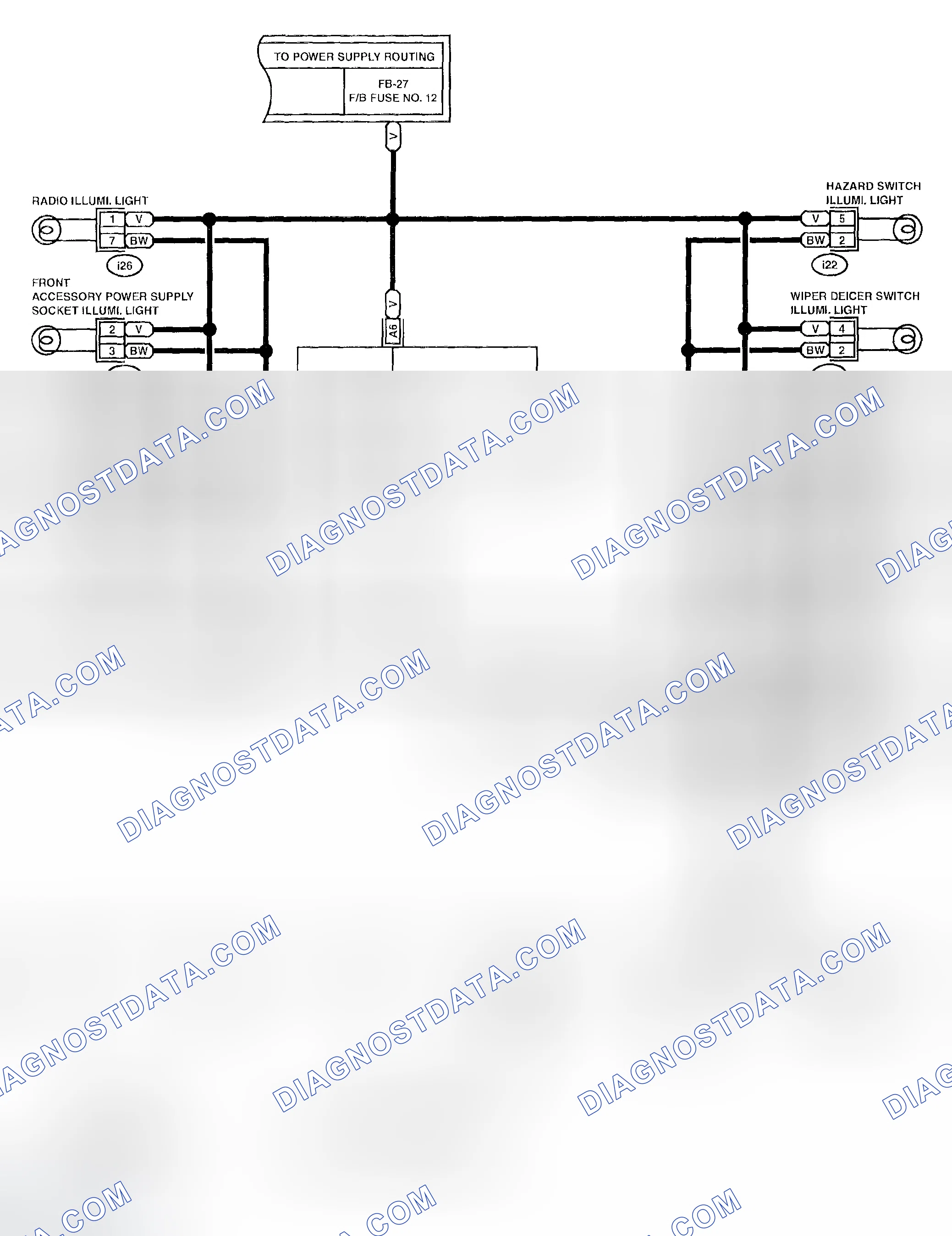 Scheme 67: Clearance Light & Illumination Light Schematic (3 Of 3)