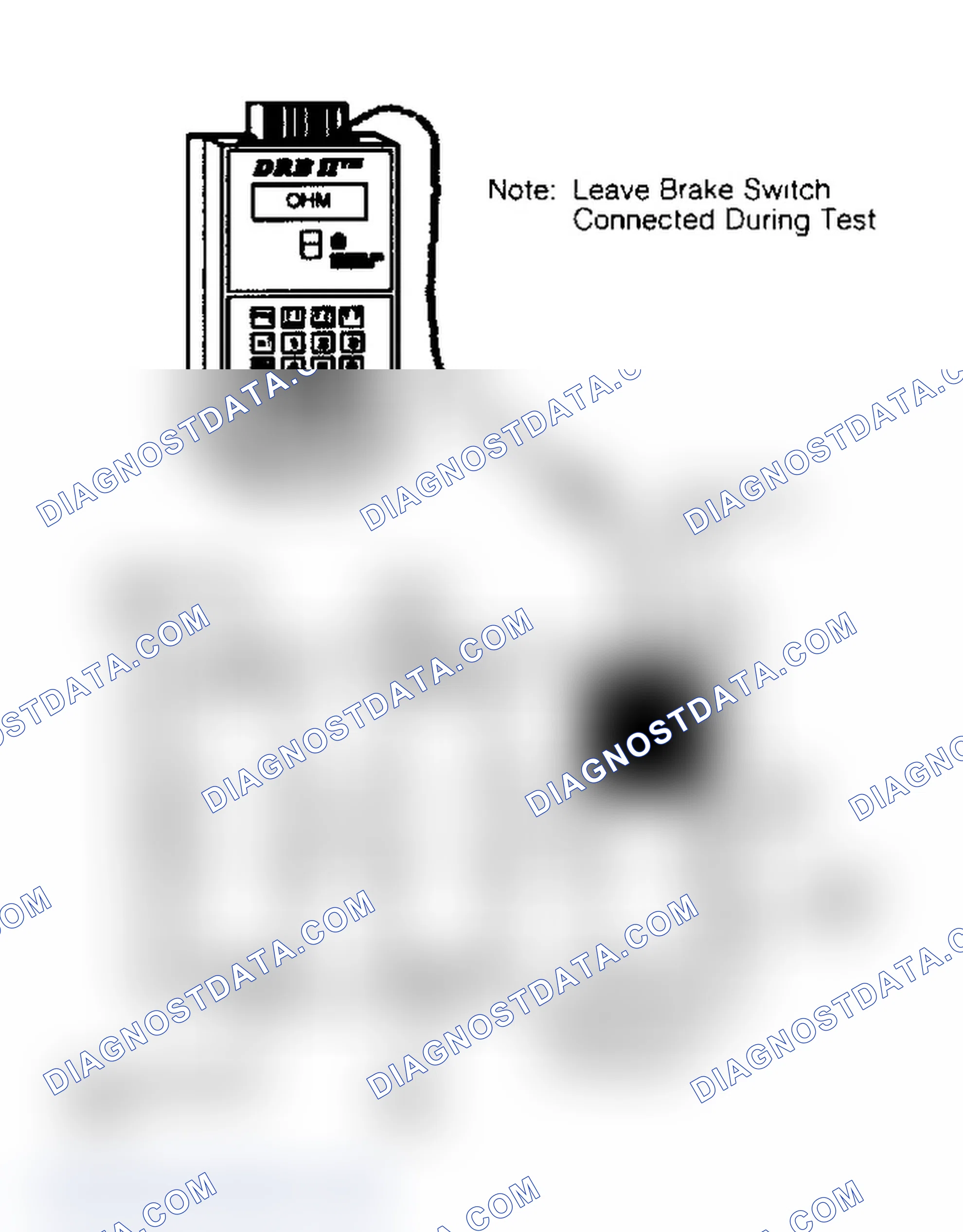 Scheme 411: SP5 (2 of 5) - Testing Brake Switch Connector