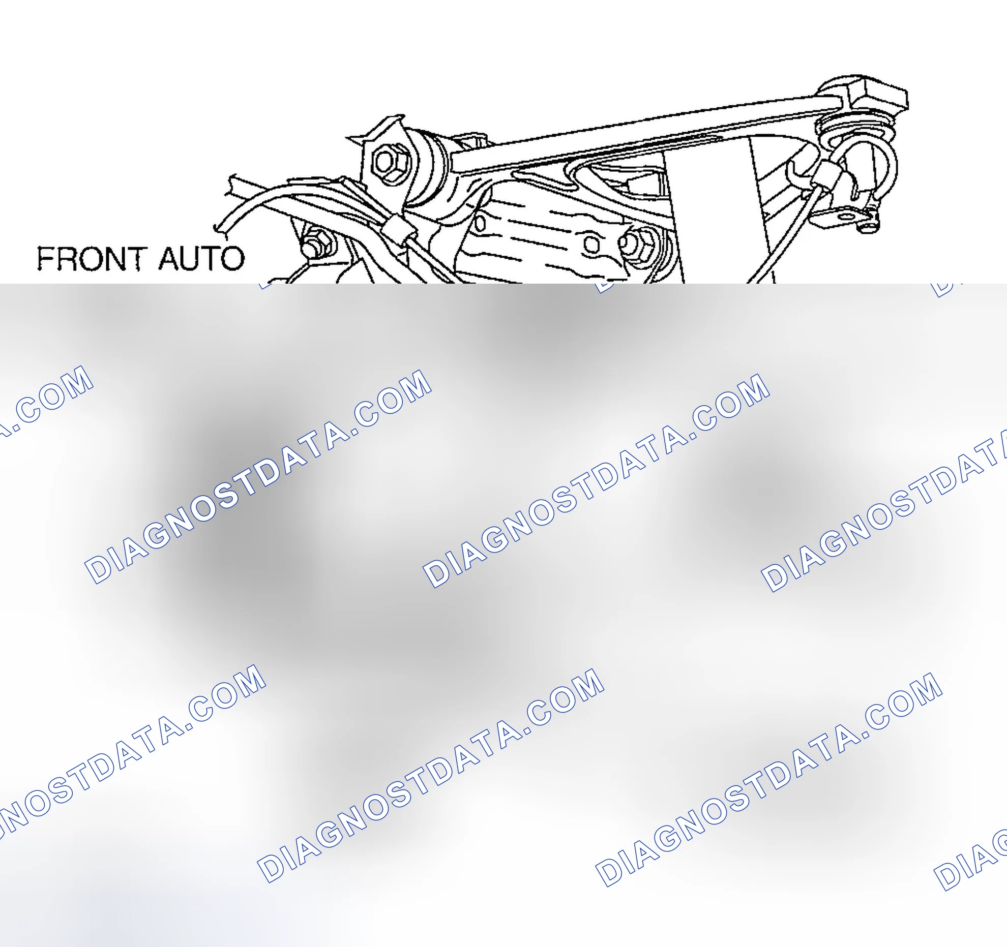 Scheme 56: FRONT AUTO LEVELING SENSOR REMOVAL/INSTALLATION