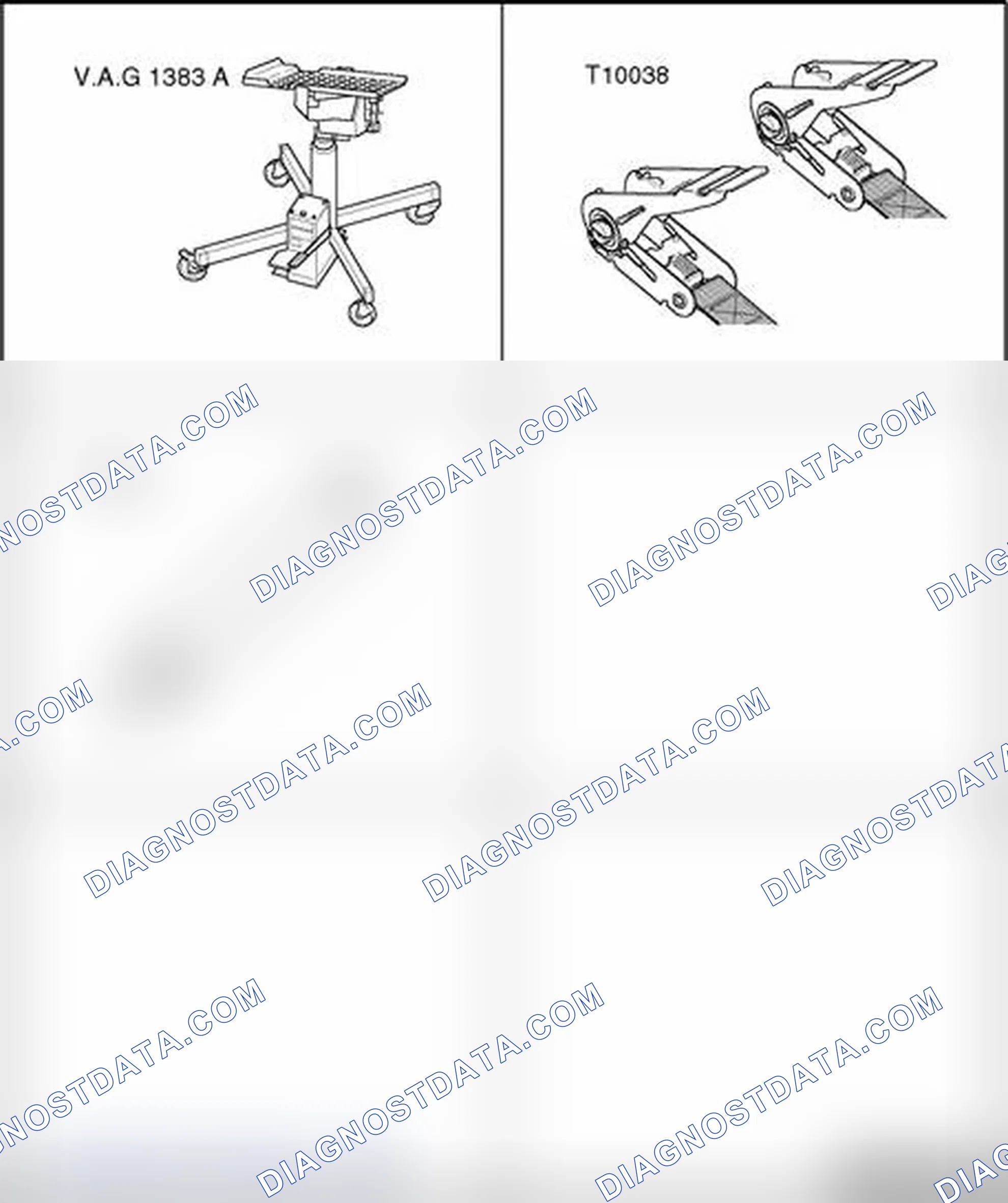 Scheme 9: Wheel bearing, lifting to curb weight position