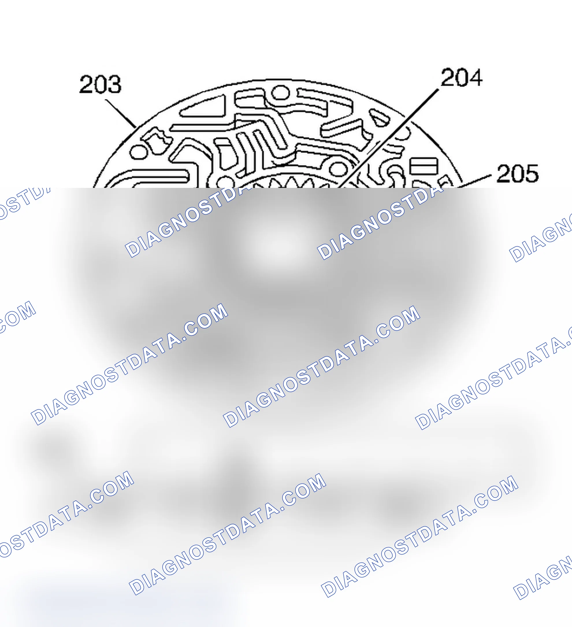 Scheme 703: Transmission Oil Pump Body to Gear Face Clearance Check