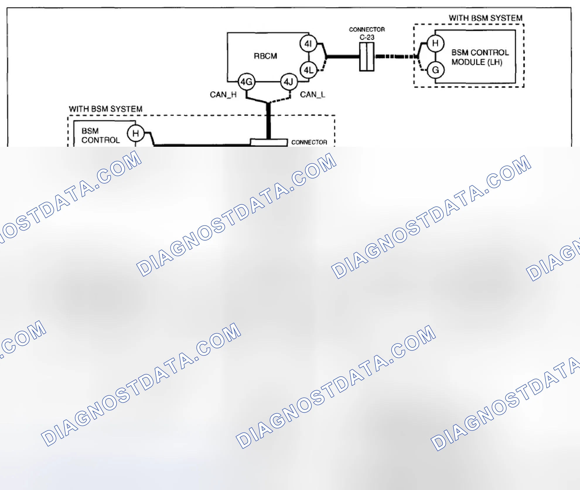 Scheme 34: On-Board Diagnostic System - Wiring Diagram (Possible Cause Sirius Satellite Radio Unit Circuit Malfunction)