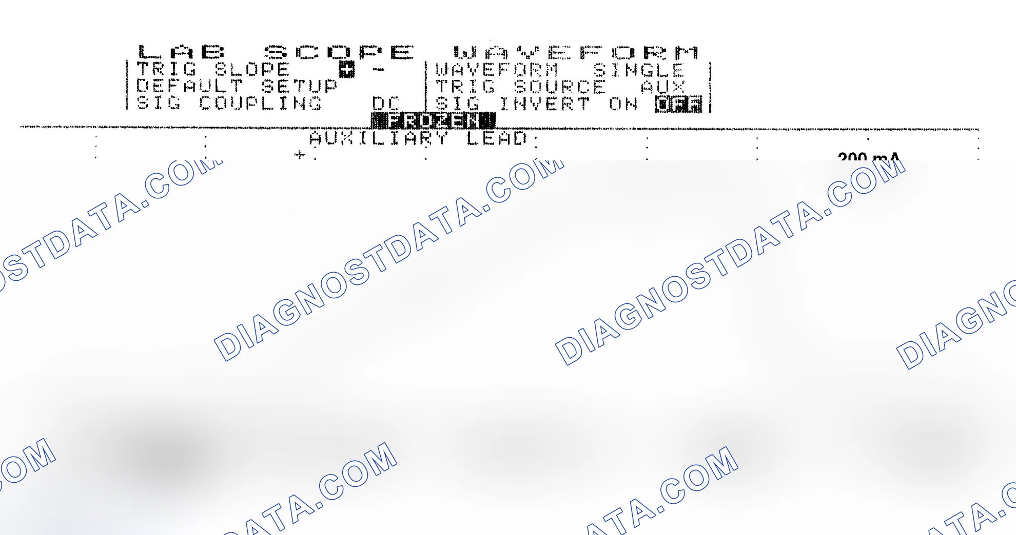 Scheme 13: Single Injector w/Normal Current Flow - Current Pattern
