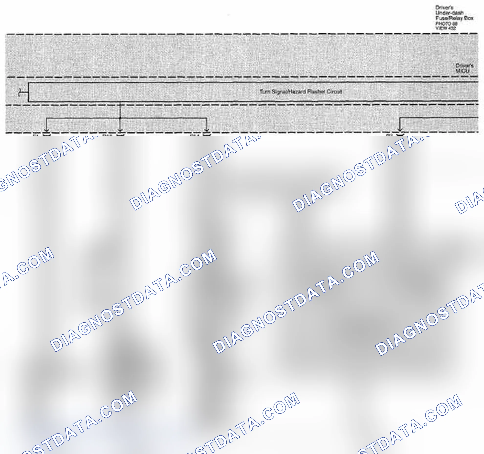 Scheme 240: Turn Signal And Hazard Warning Lights Circuit Diagram (Page 110-15)