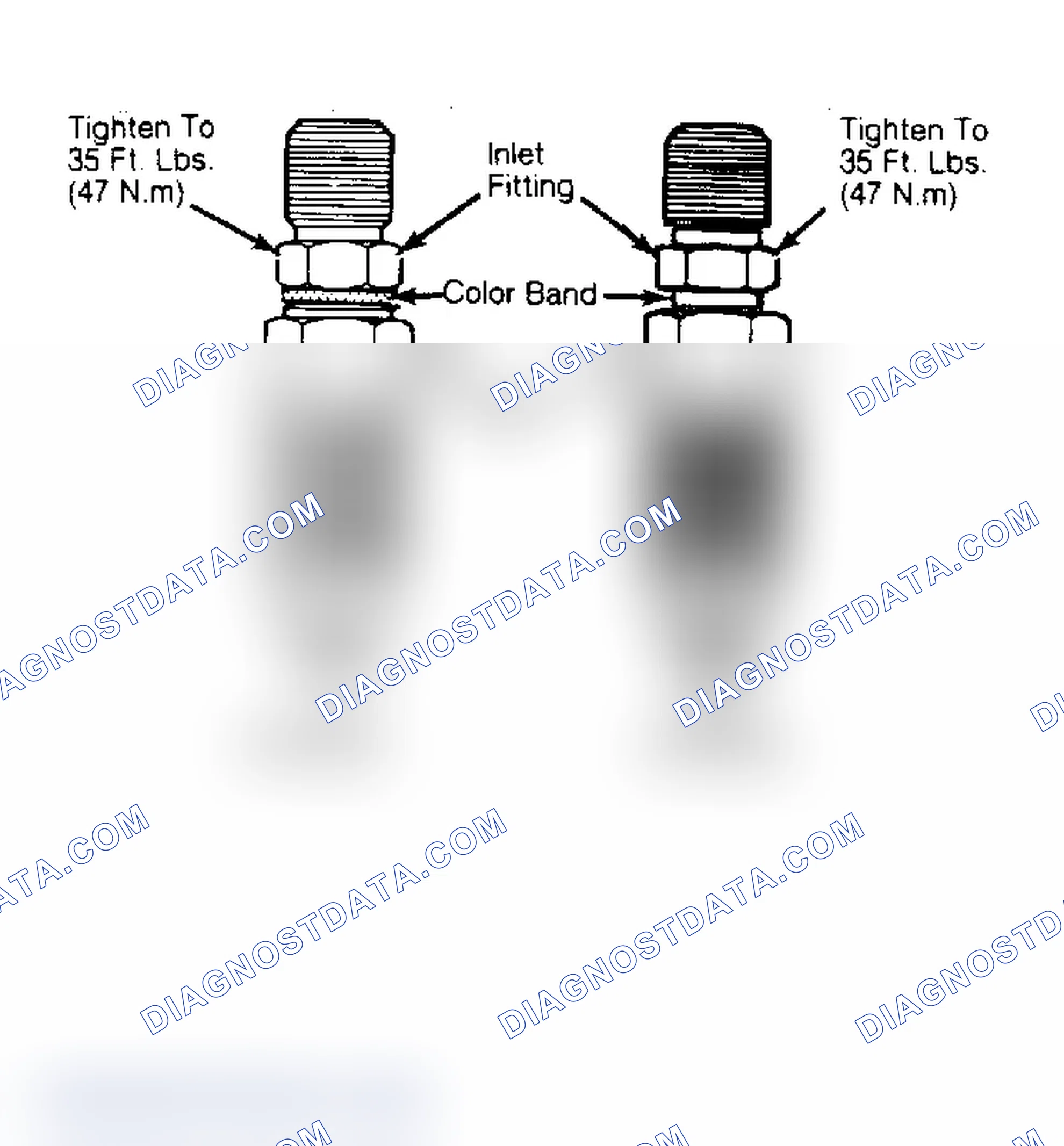Scheme 46: Diesel Injection Nozzle Identification Note presence and color of color band, if equipped.