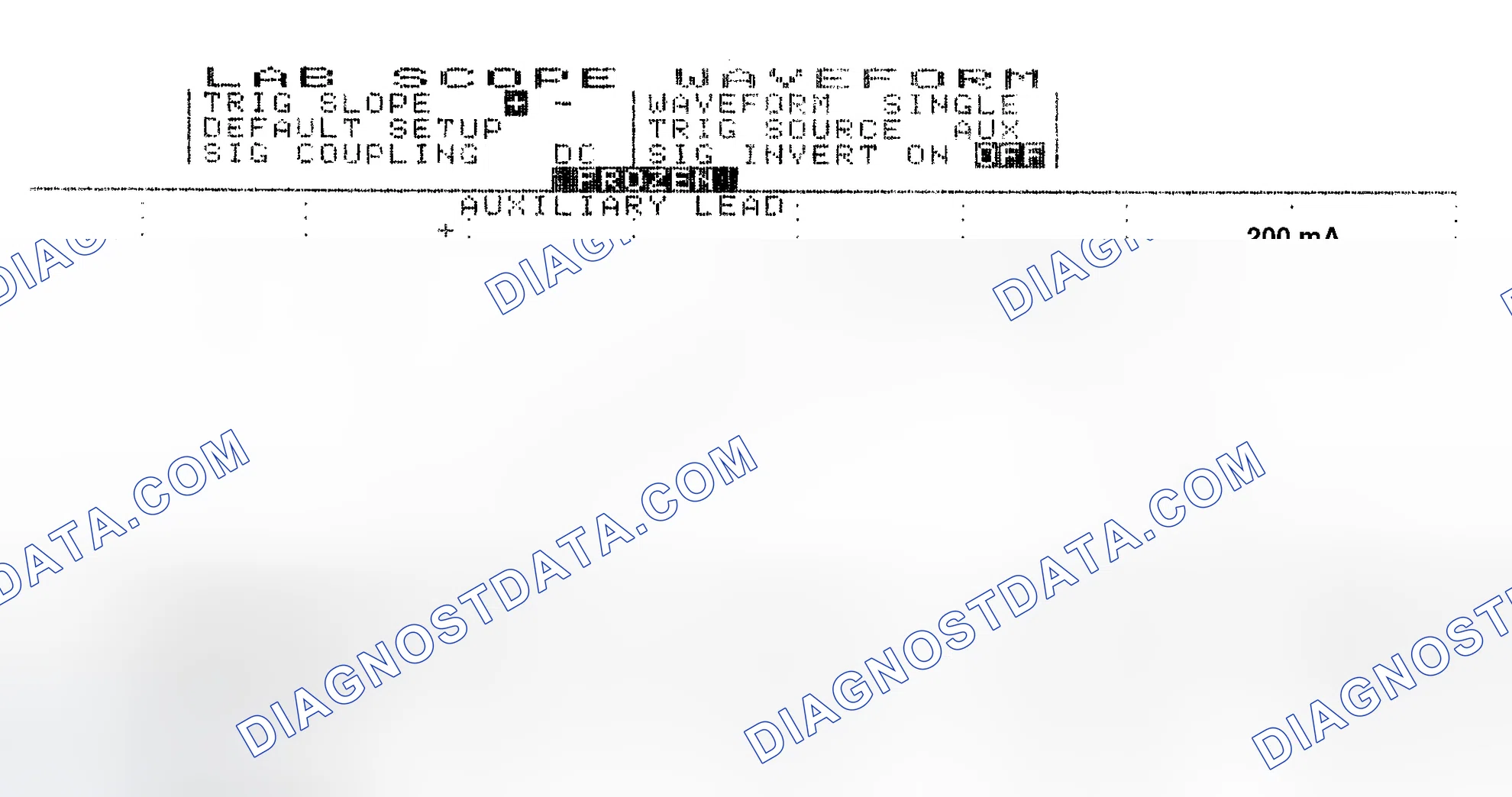 Scheme 13: Single Injector w/Normal Current Flow - Current Pattern