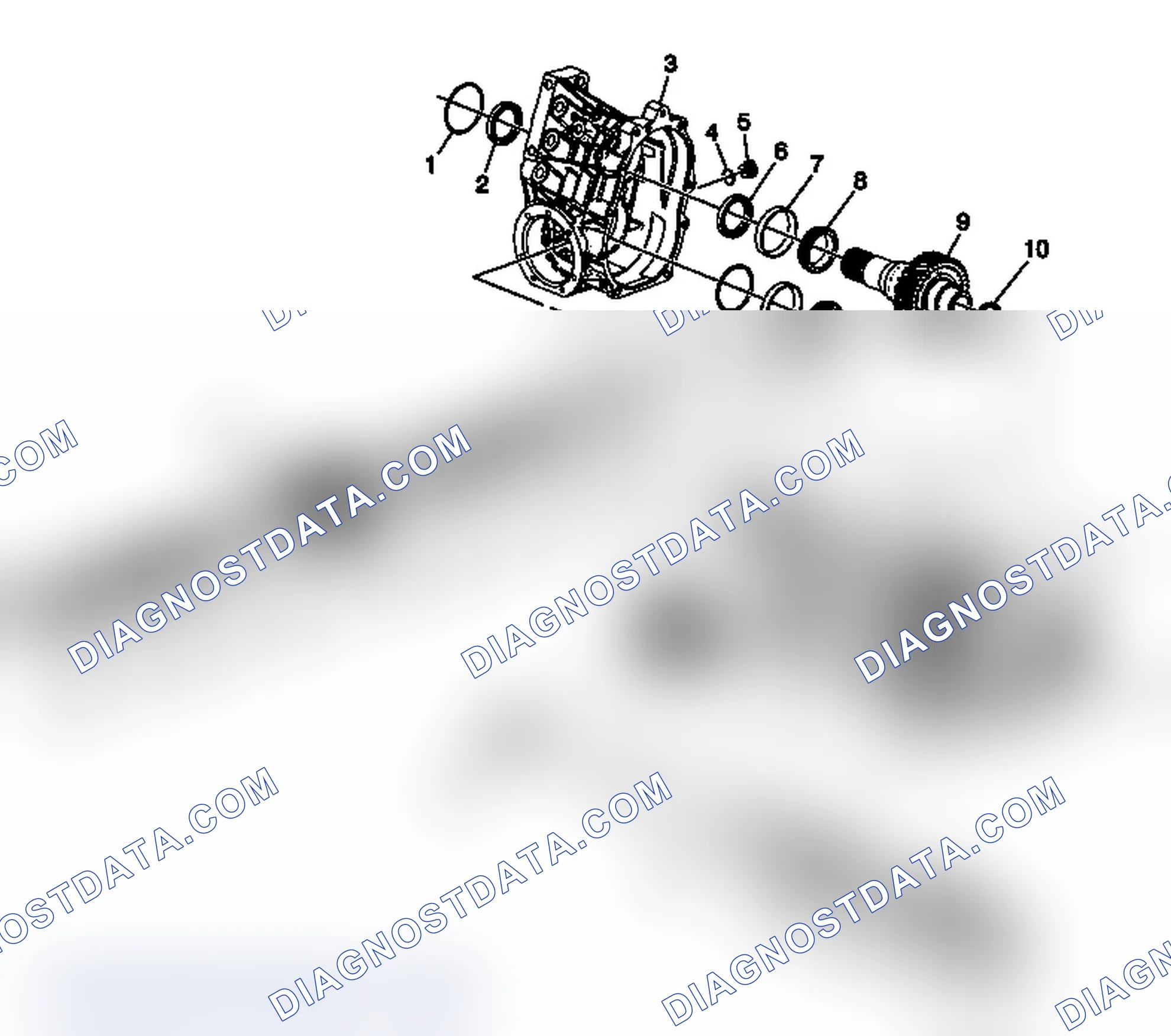 Scheme 34: Transfer Case Disassembled View
