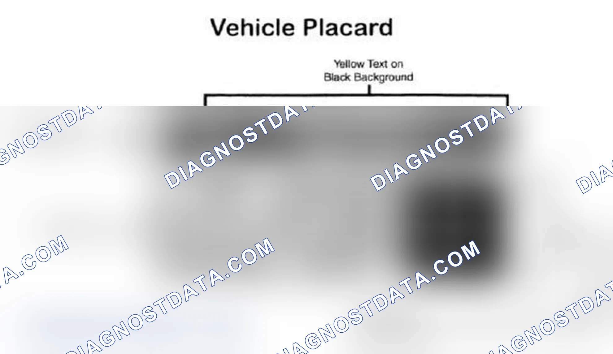 Scheme 28: Vehicle Tire Placard - Typical