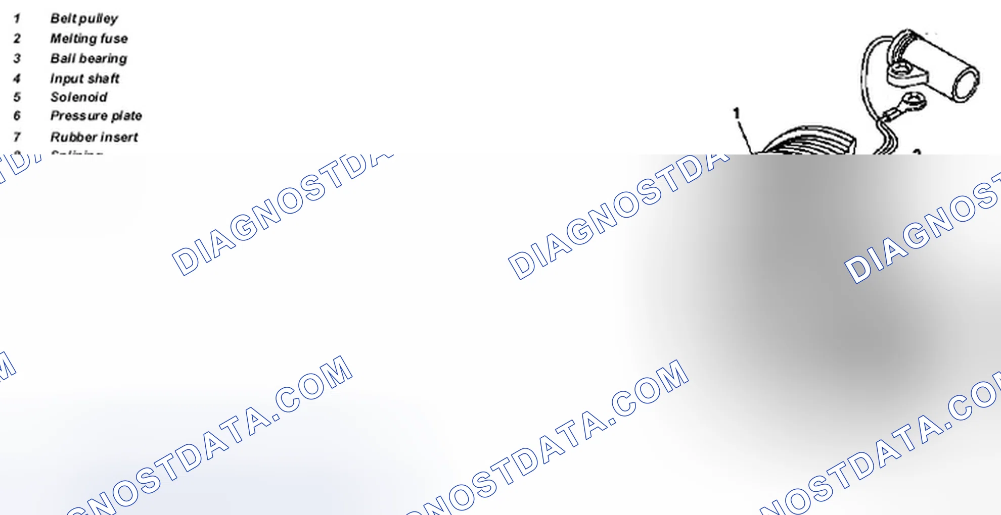 Scheme 204: Electromagnetic clutch, function - GF83.55-P-2101-01A