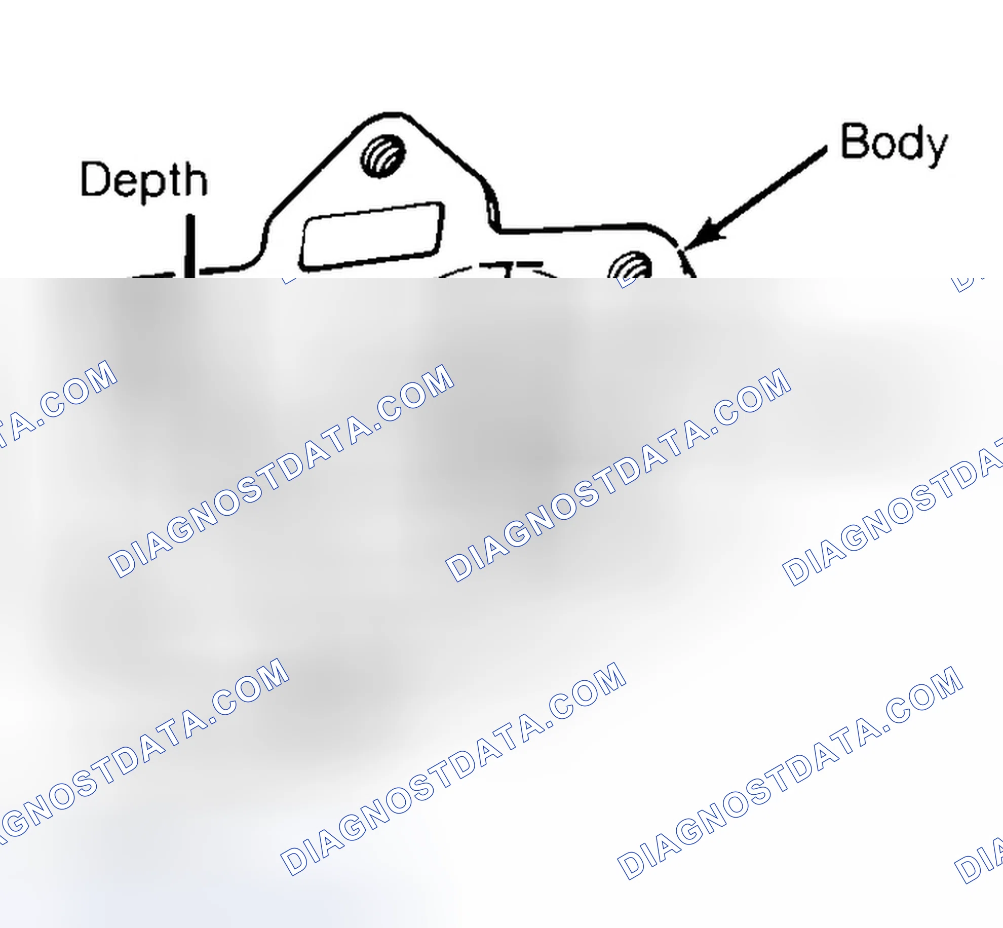 Scheme 35: Measuring Oil Pump Gear Cavity