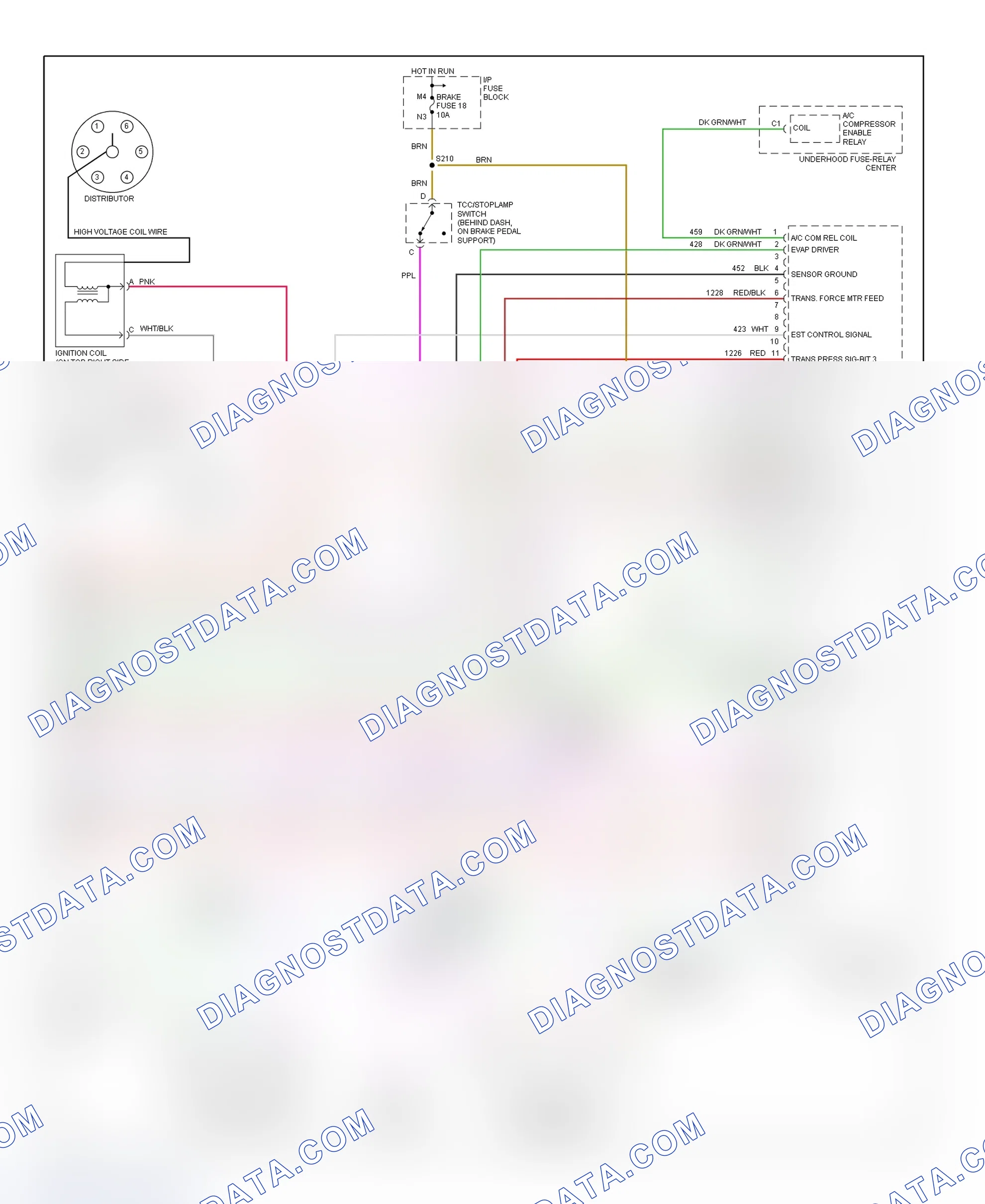 Scheme 51: PCM Wiring Diagram (Express & Savana - 4.3L - 4 Of 4)