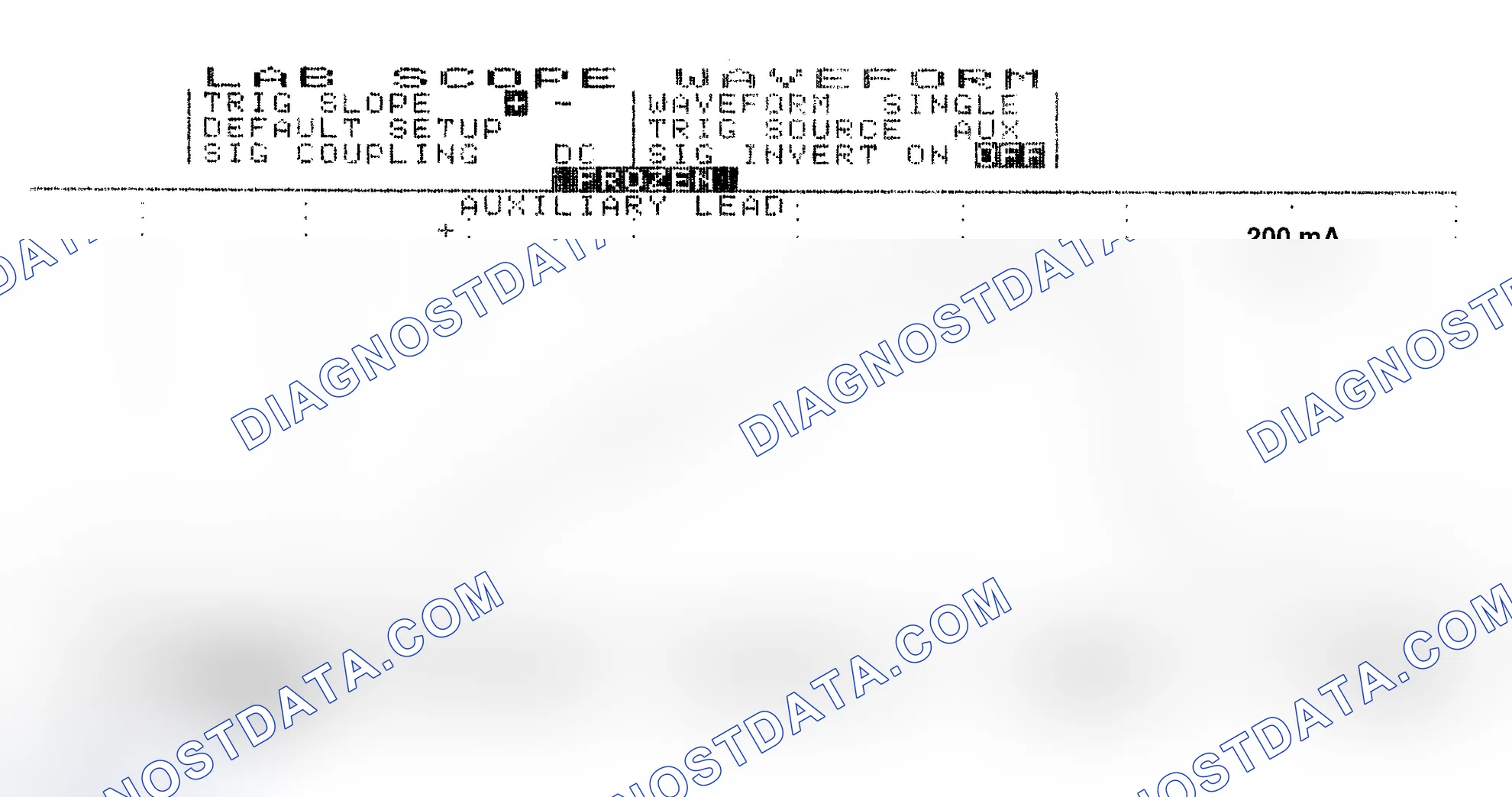 Scheme 13: Single Injector w/Normal Current Flow - Current Pattern