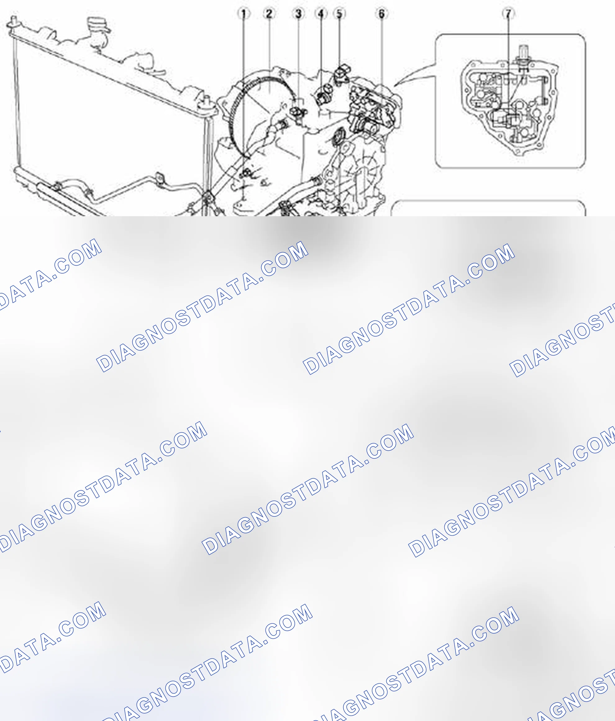 Scheme 677: Identifying Automatic Transaxle Related Components - FS5A-EL (1 Of 2)