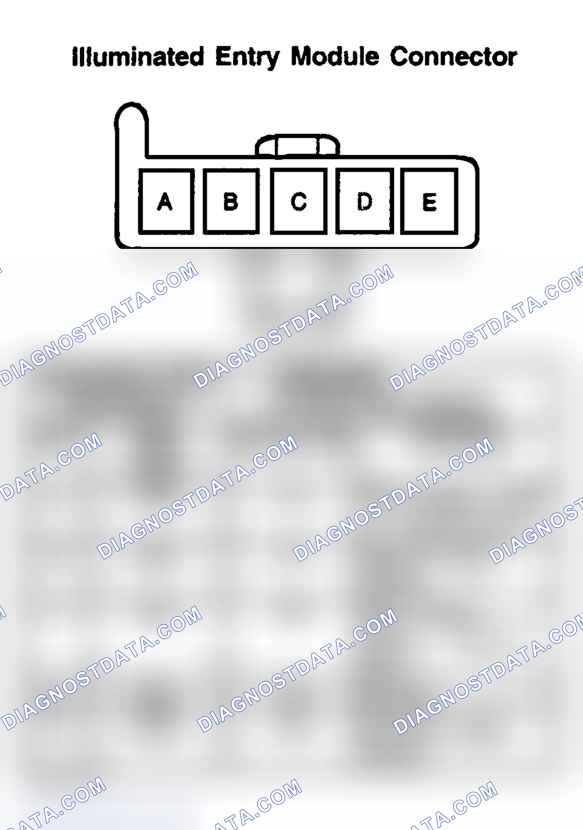 Scheme 187: ILLUMINATED ENTRY MODULE