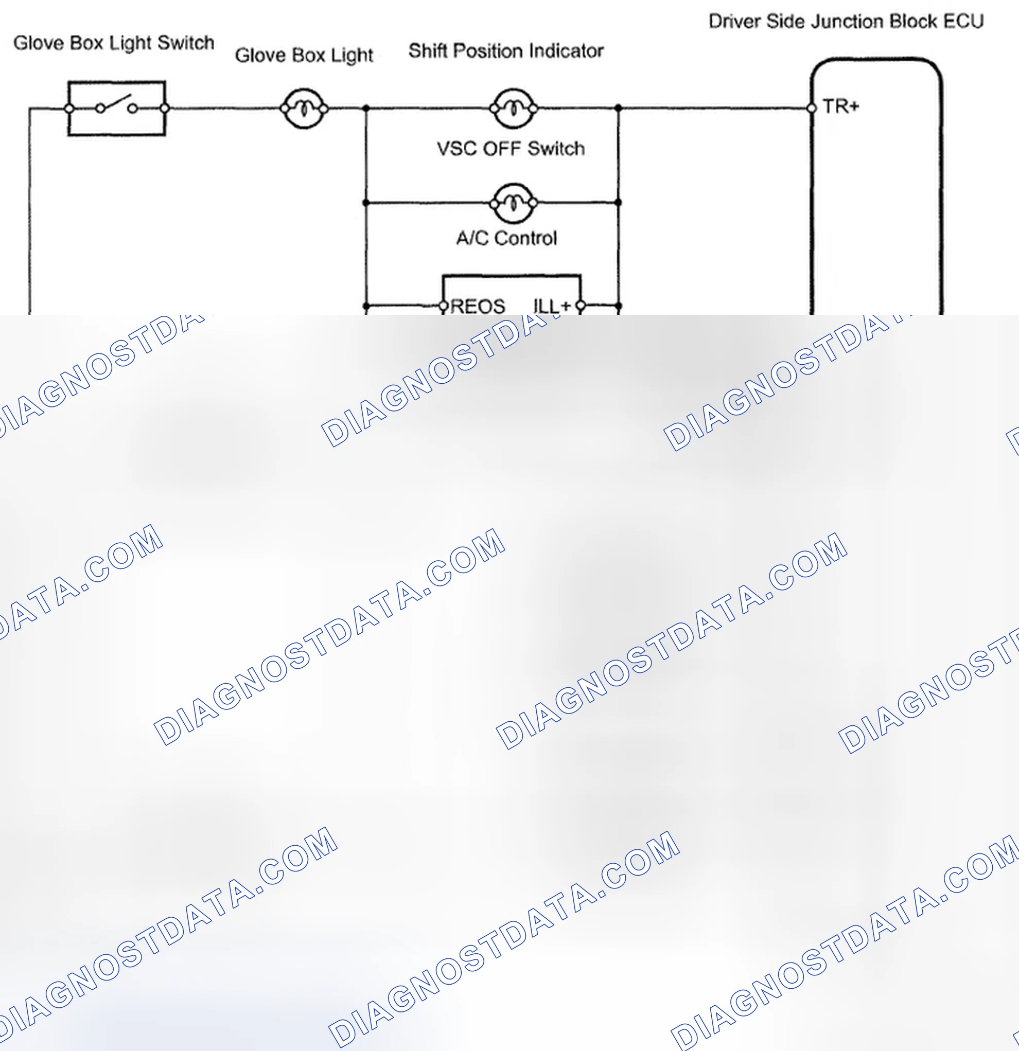 Scheme 108: Audio Door Control Switch - Wiring Diagram