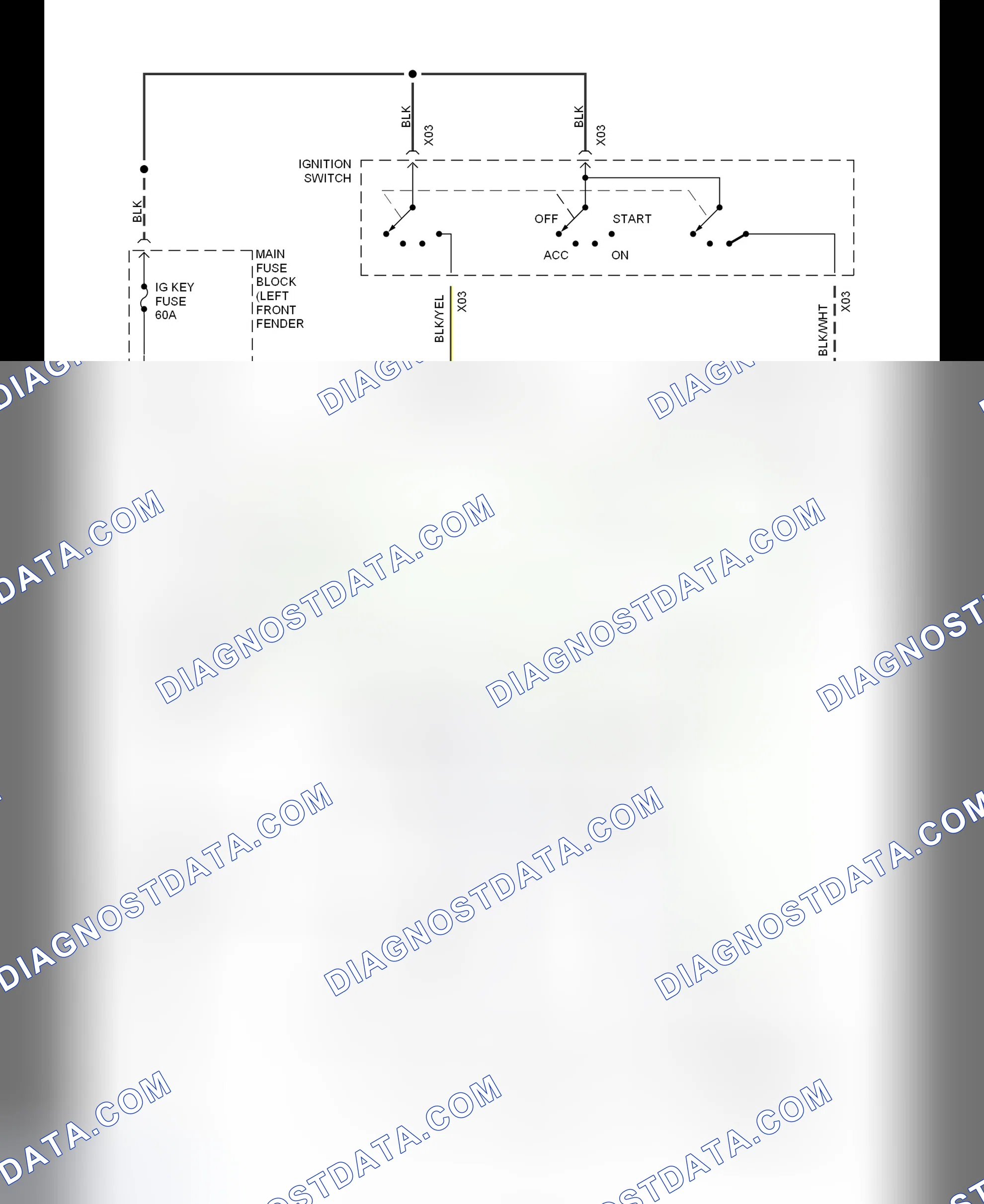 Scheme 1: Starting System Wiring Diagram (626 2.0L A/T)