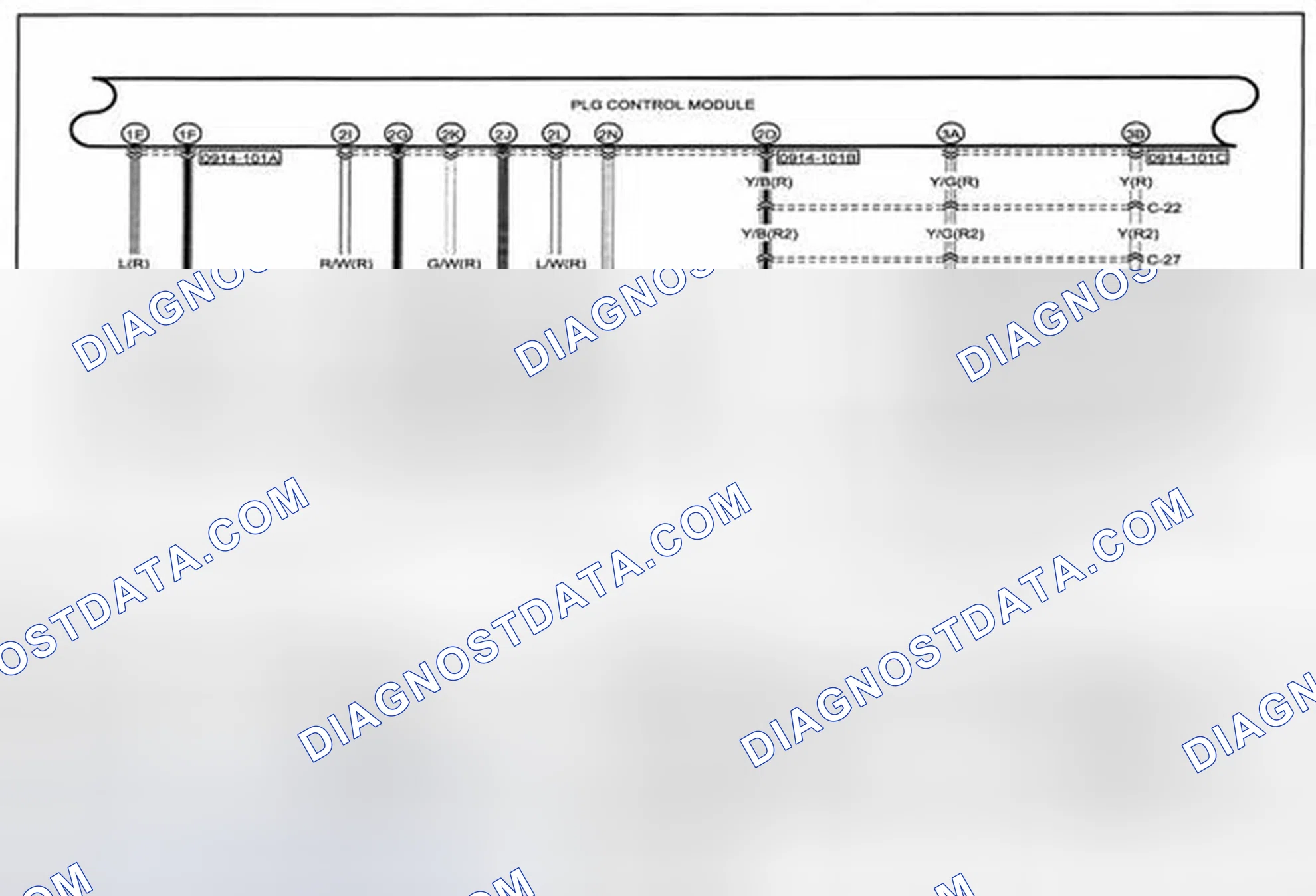 Scheme 214: Power Liftgate System Wiring Diagram - 0914-1c (1 Of 2)