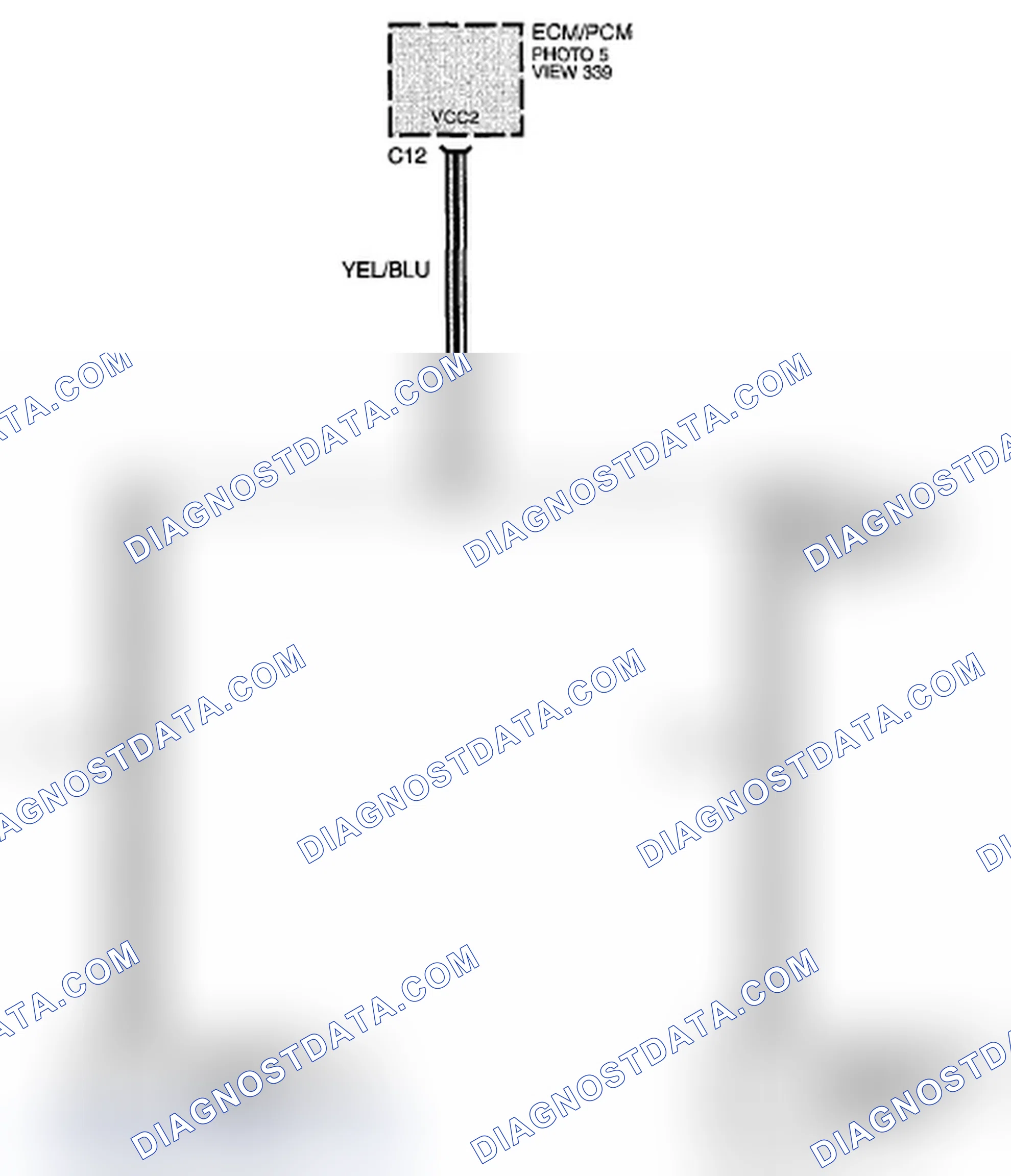 Scheme 172: Reference Voltage For ECM/PCM Sensors (VCC2) Circuit Diagram (Page 15-17)