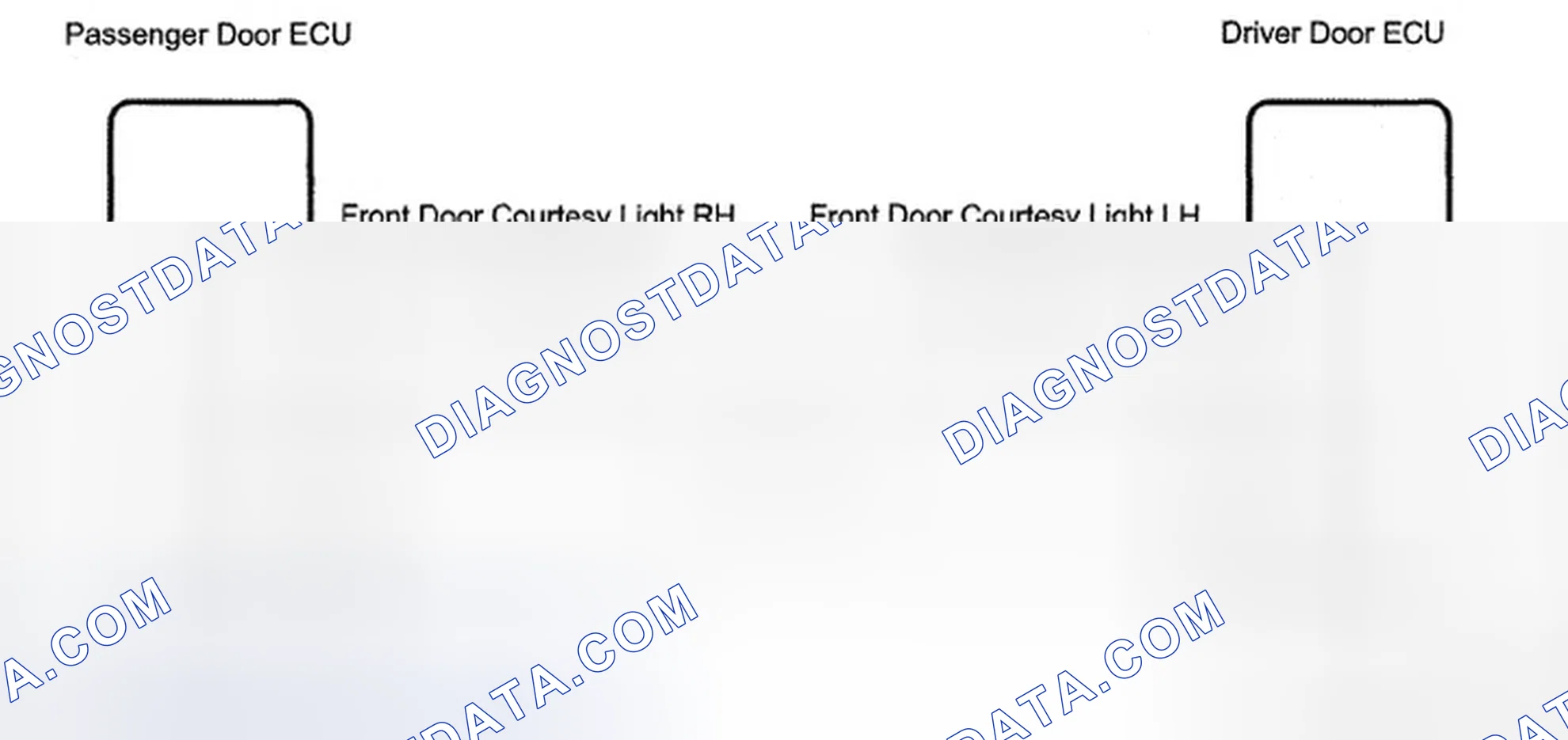 Scheme 67: Front Door Courtesy Light - Wiring Diagram