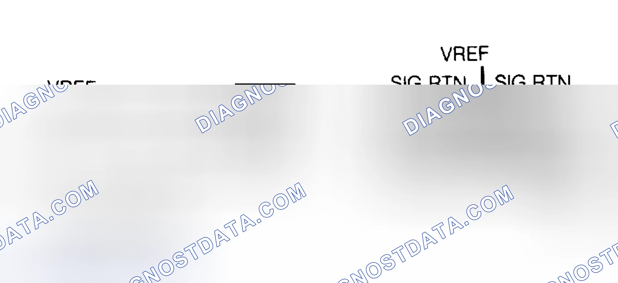 Scheme 174: VAF Sensor Circuit & Connector Terminals ID (1.8L)