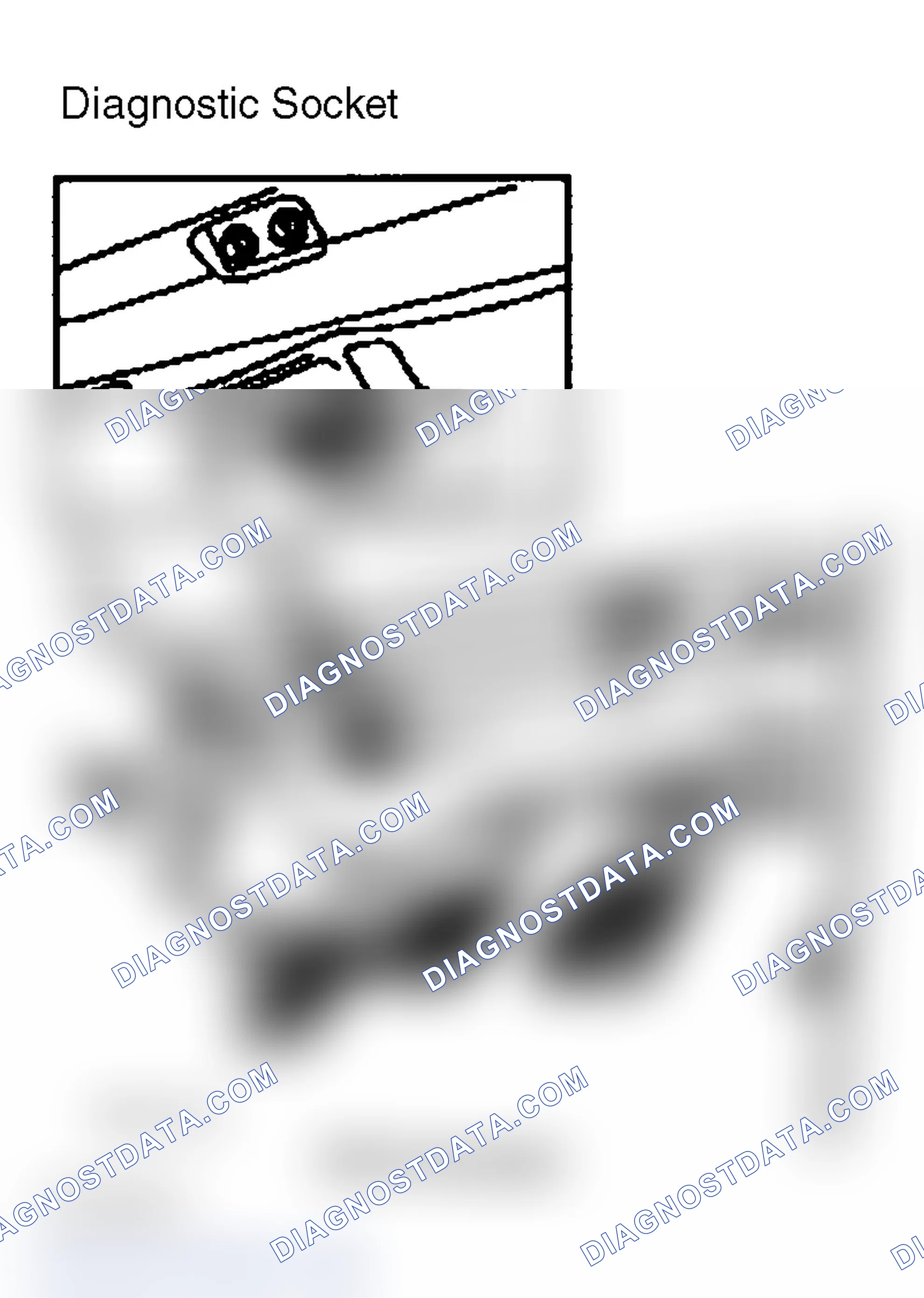 Scheme 9: DIAGNOSTIC SOCKET