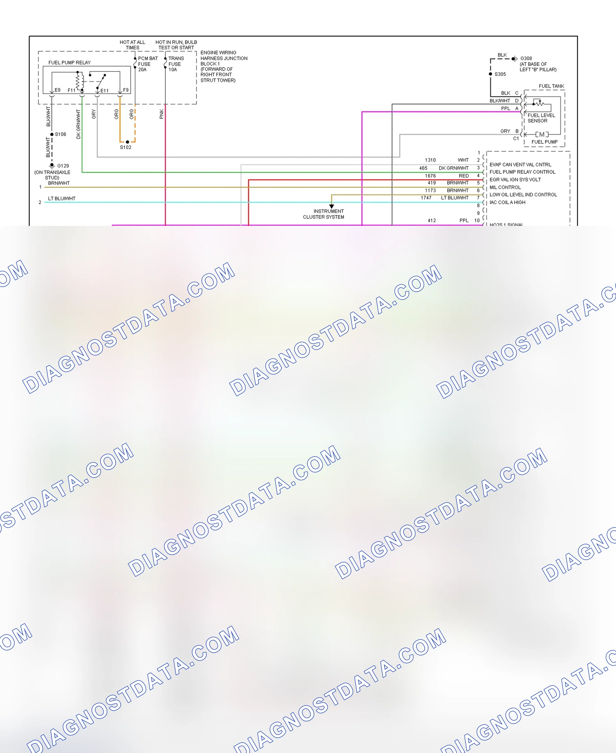 Scheme 133: PCM Wiring Diagram (Lumina & Monte Carlo - 3.1L - 4 Of 4)