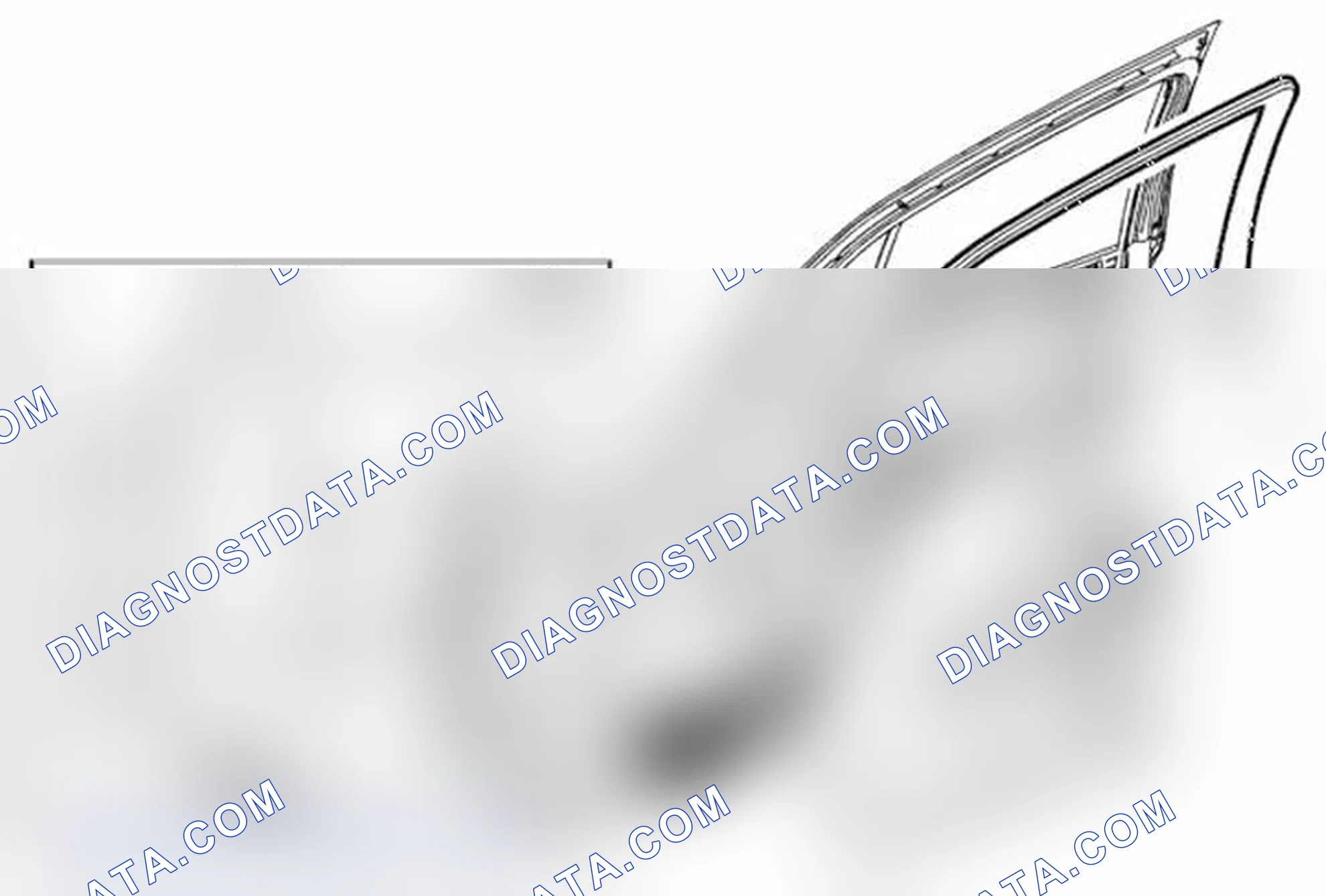 Scheme 55: Rear Side Door Window Garnish Molding Replacement (Encore)