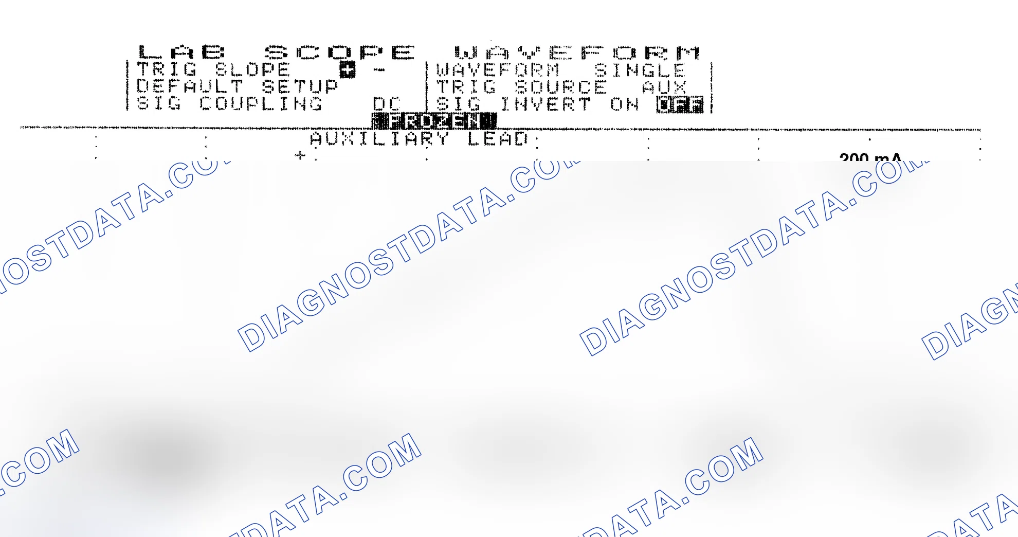 Scheme 13: Single Injector w/Normal Current Flow - Current Pattern