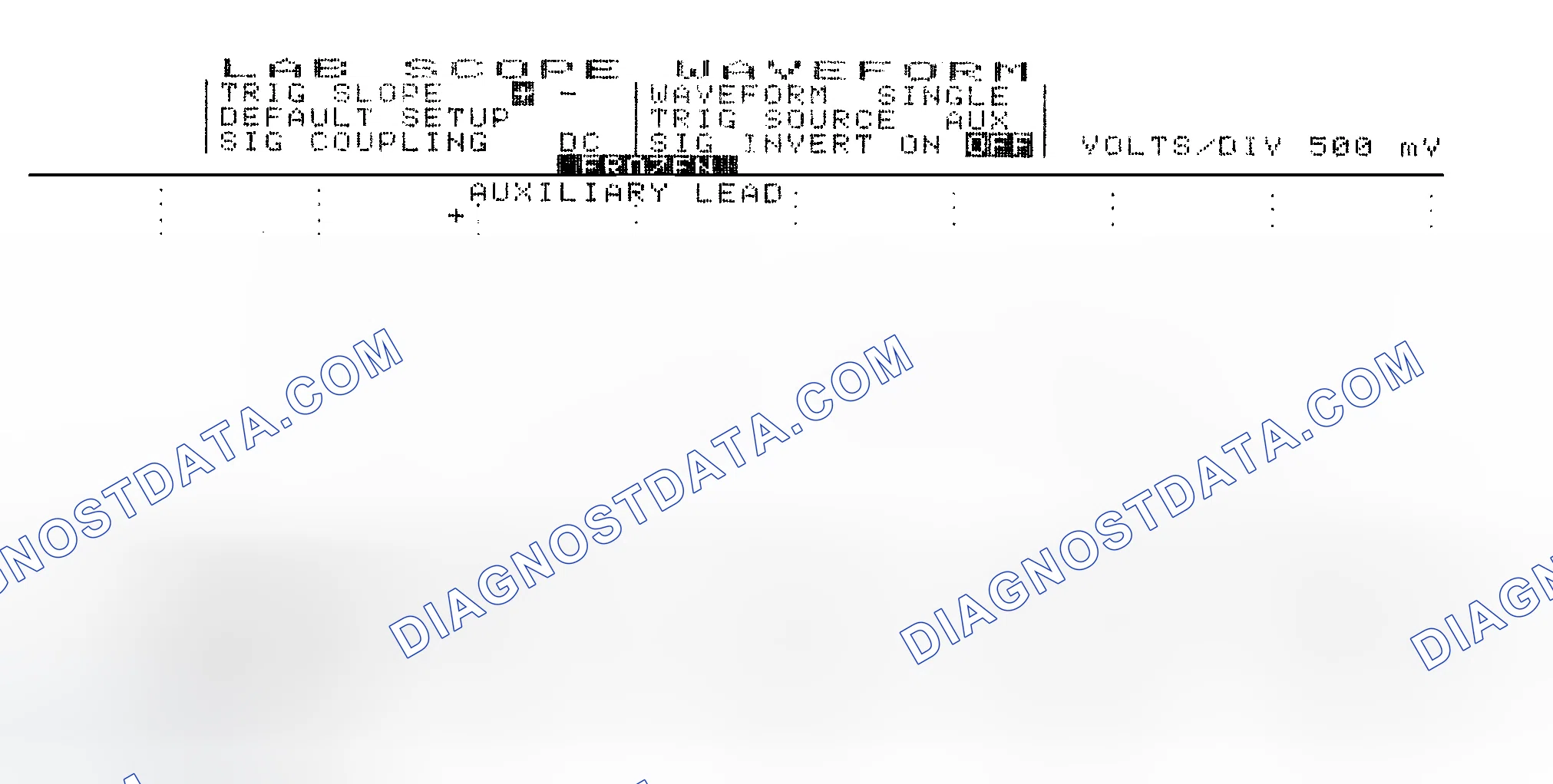 Scheme 14: Single Injector w/Excessive Current Flow - Current Pattern