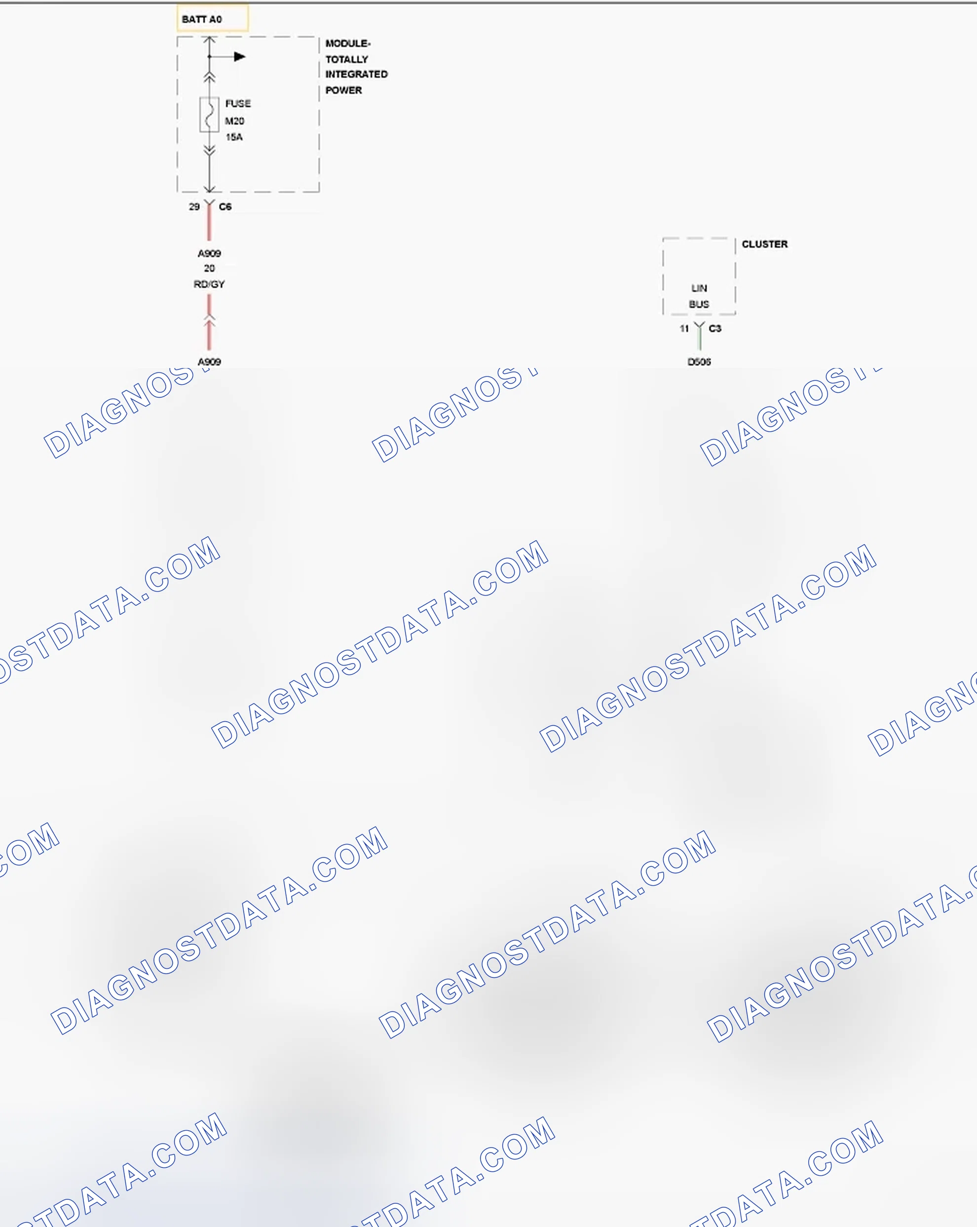 Scheme 81: U1109-LOST COMMUNICATION WITH LIN STEERING WHEEL CONTROLS - 1500, 2500 & 3500
