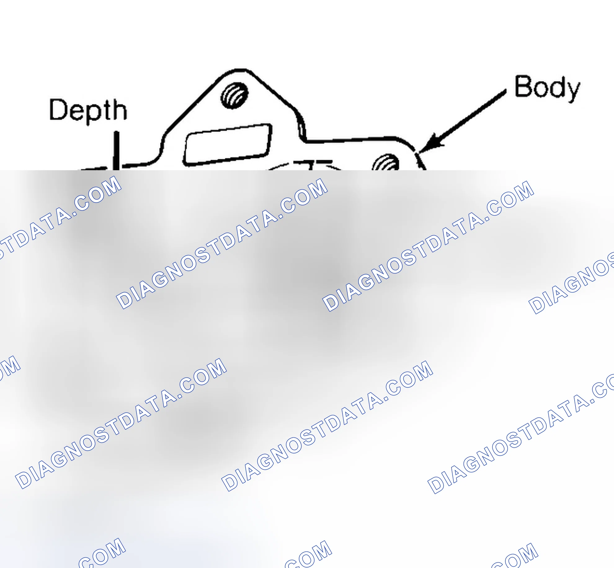 Scheme 35: Measuring Oil Pump Gear Cavity