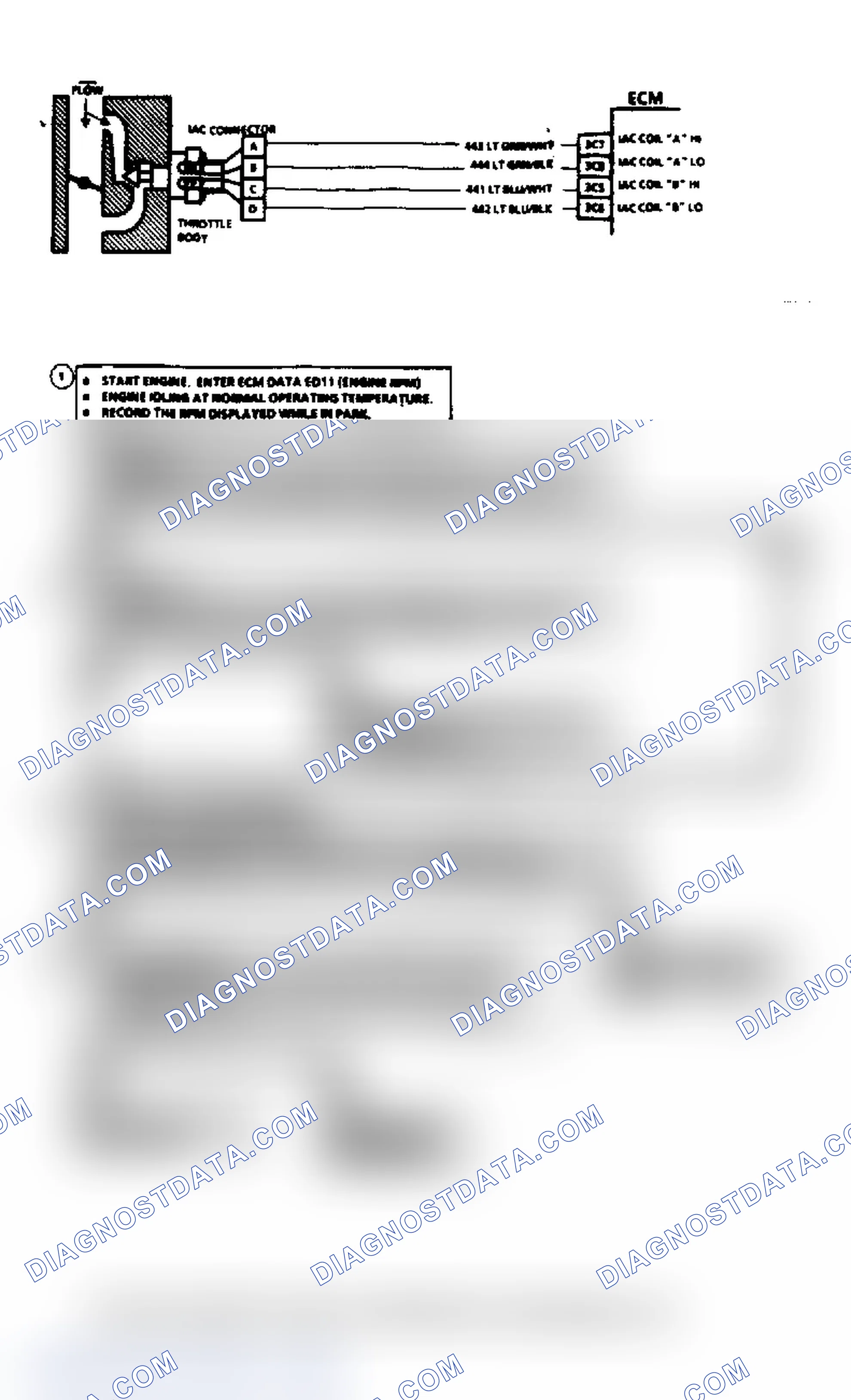 Scheme 51: Chart C-2C, Idle Air Control (IAC) Valve Check