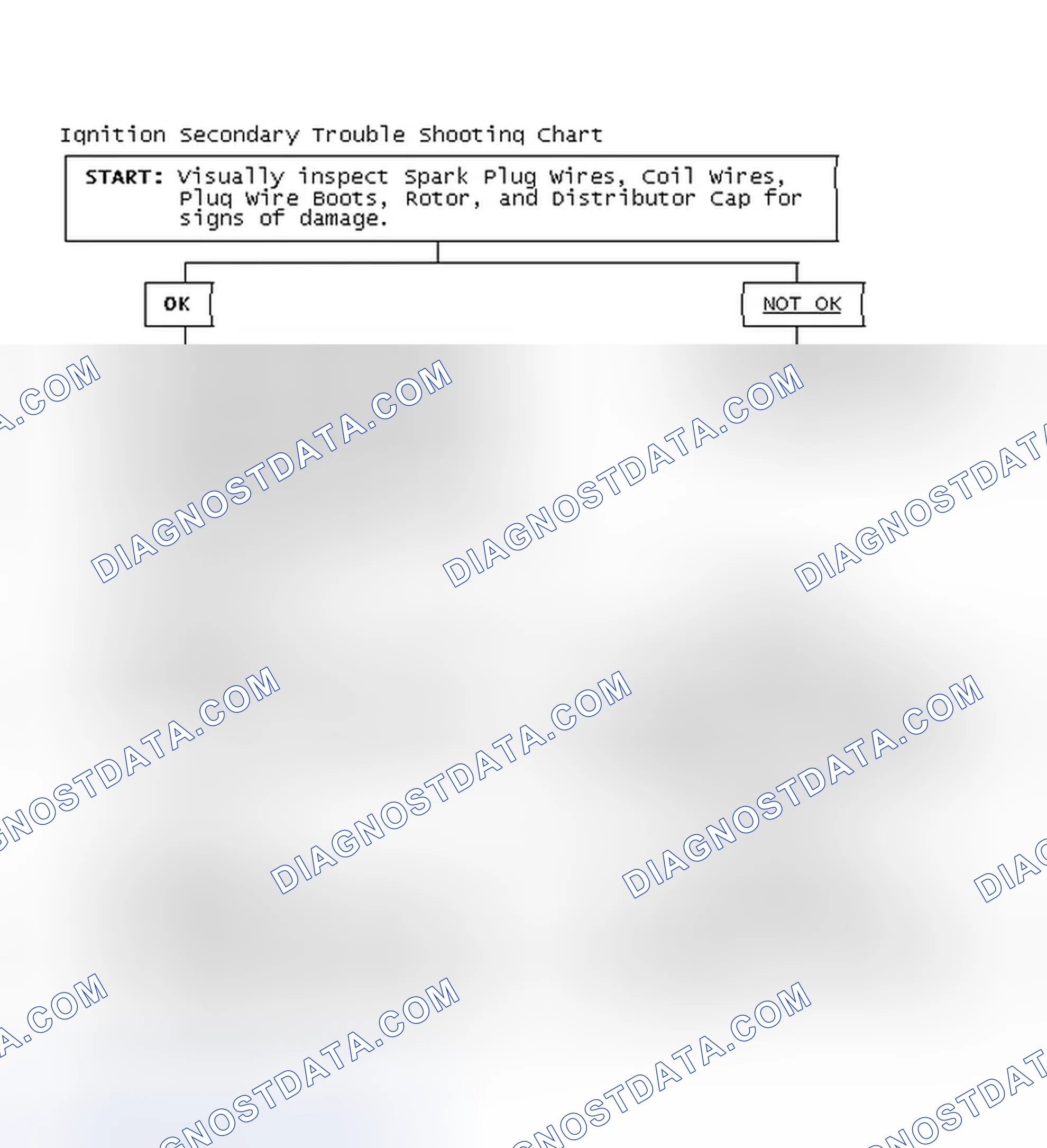 Scheme 1: Ignition Secondary Trouble Shooting Chart
