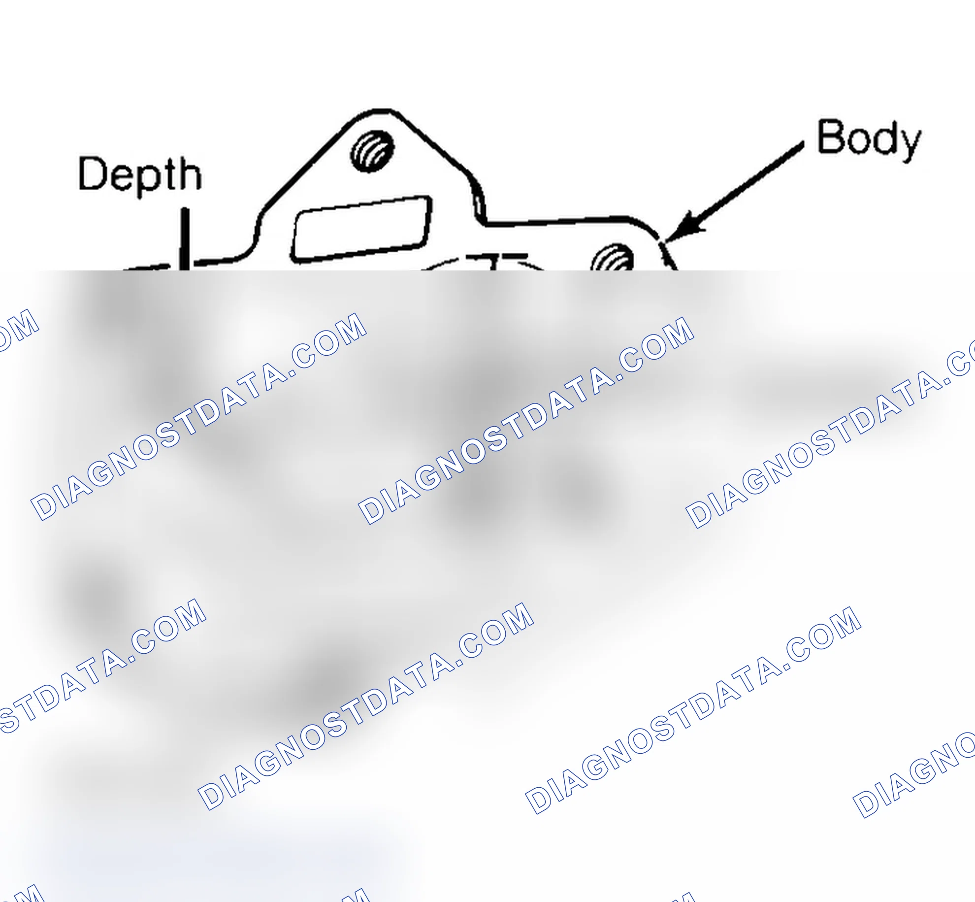 Scheme 35: Measuring Oil Pump Gear Cavity