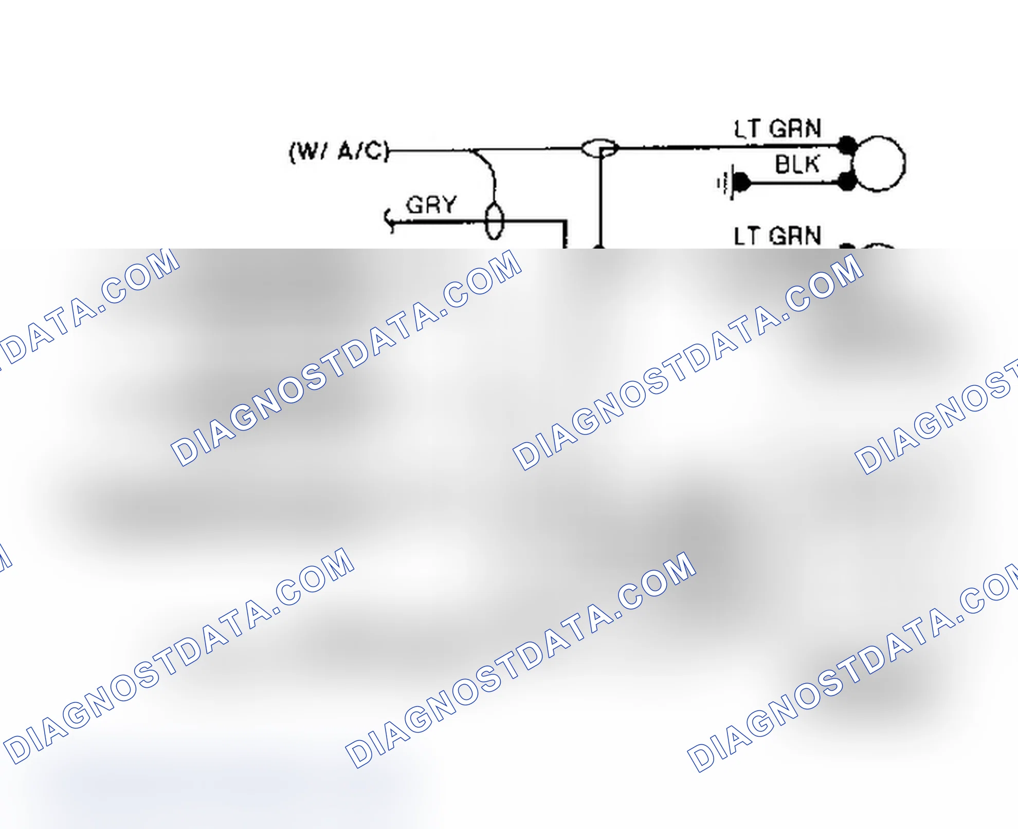 Scheme 8: Electric Cooling Fan Schematic (Dynasty 2.5L)