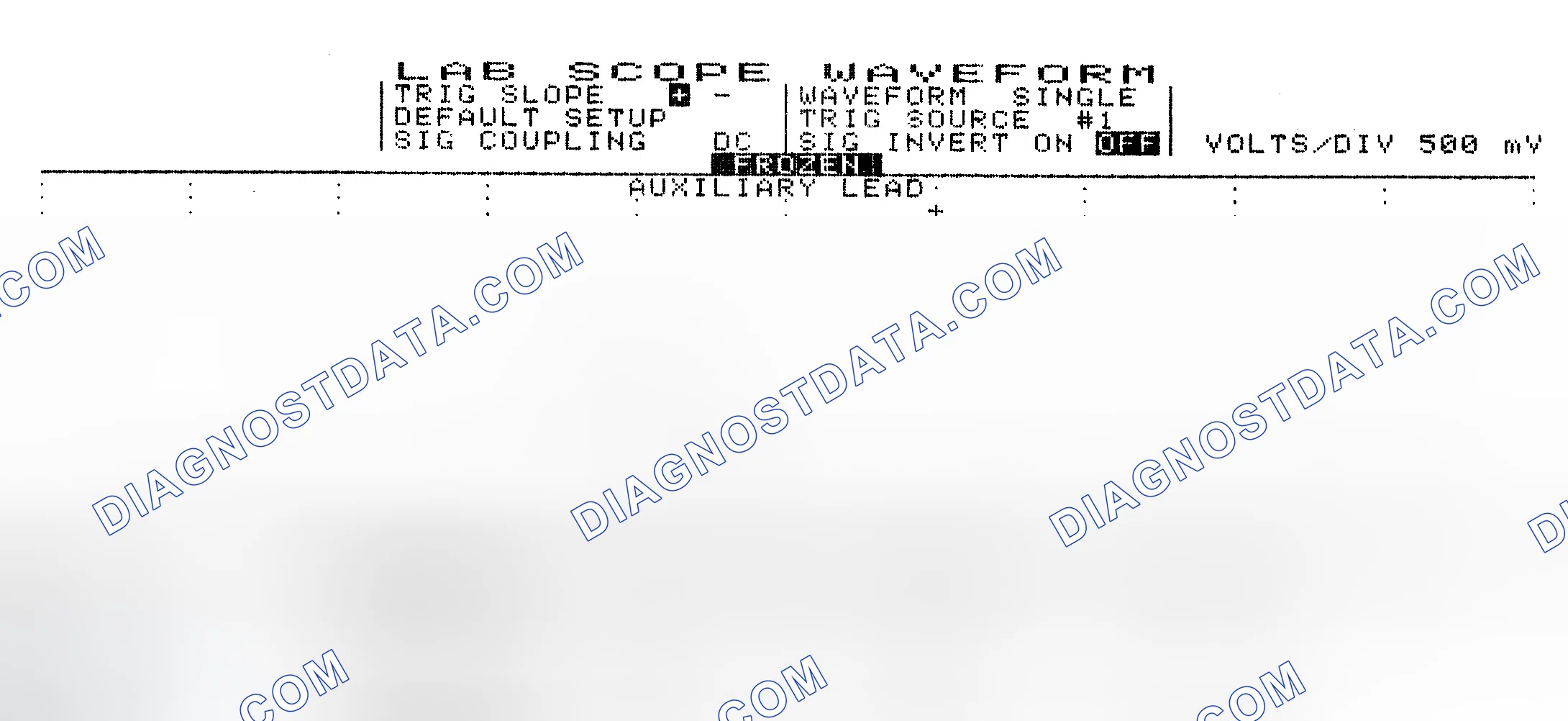 Scheme 10: Single Injector w/Excessive Current Flow - Current Pattern
