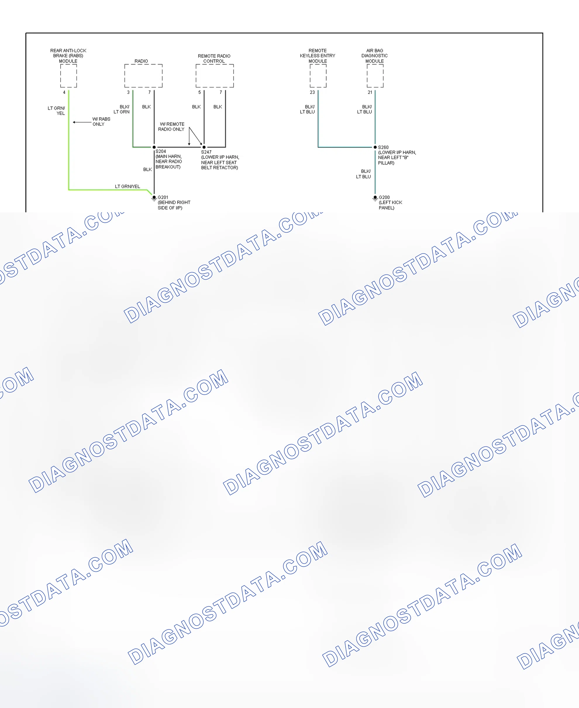 Scheme 9: Ground Distribution Wiring Diagram (4 Of 4)