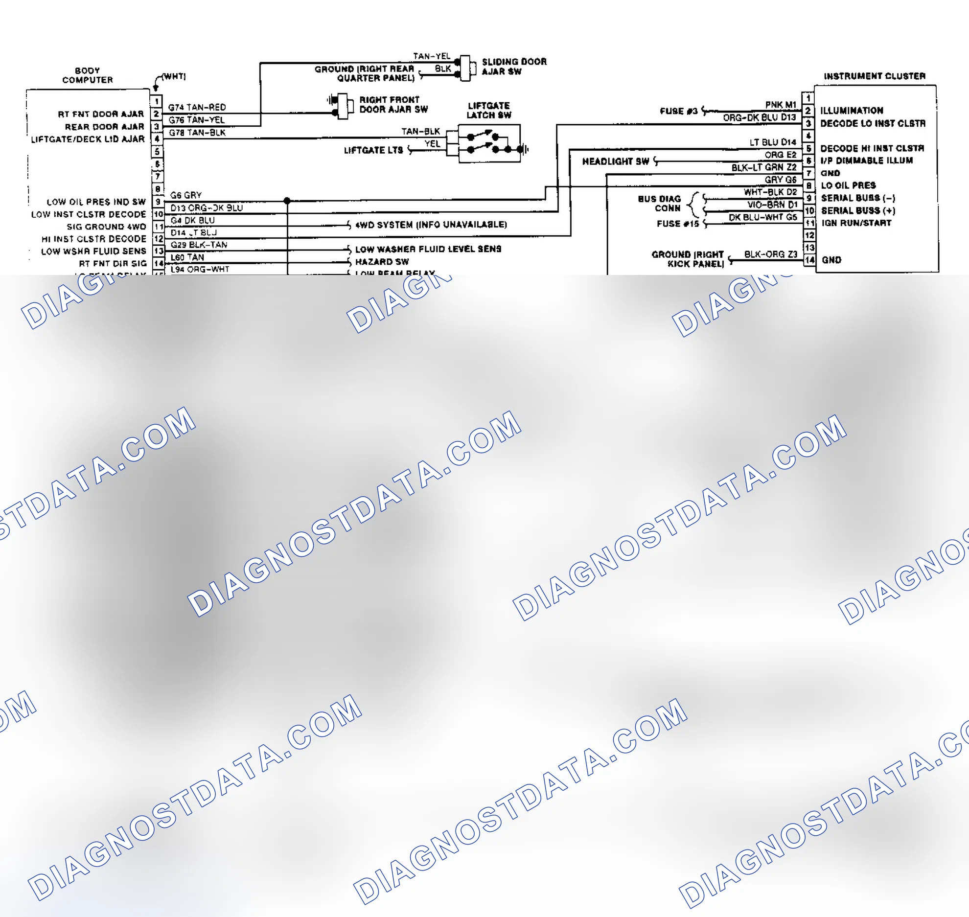 Scheme 56: Wiring Diagram (BCM - FWD Van)