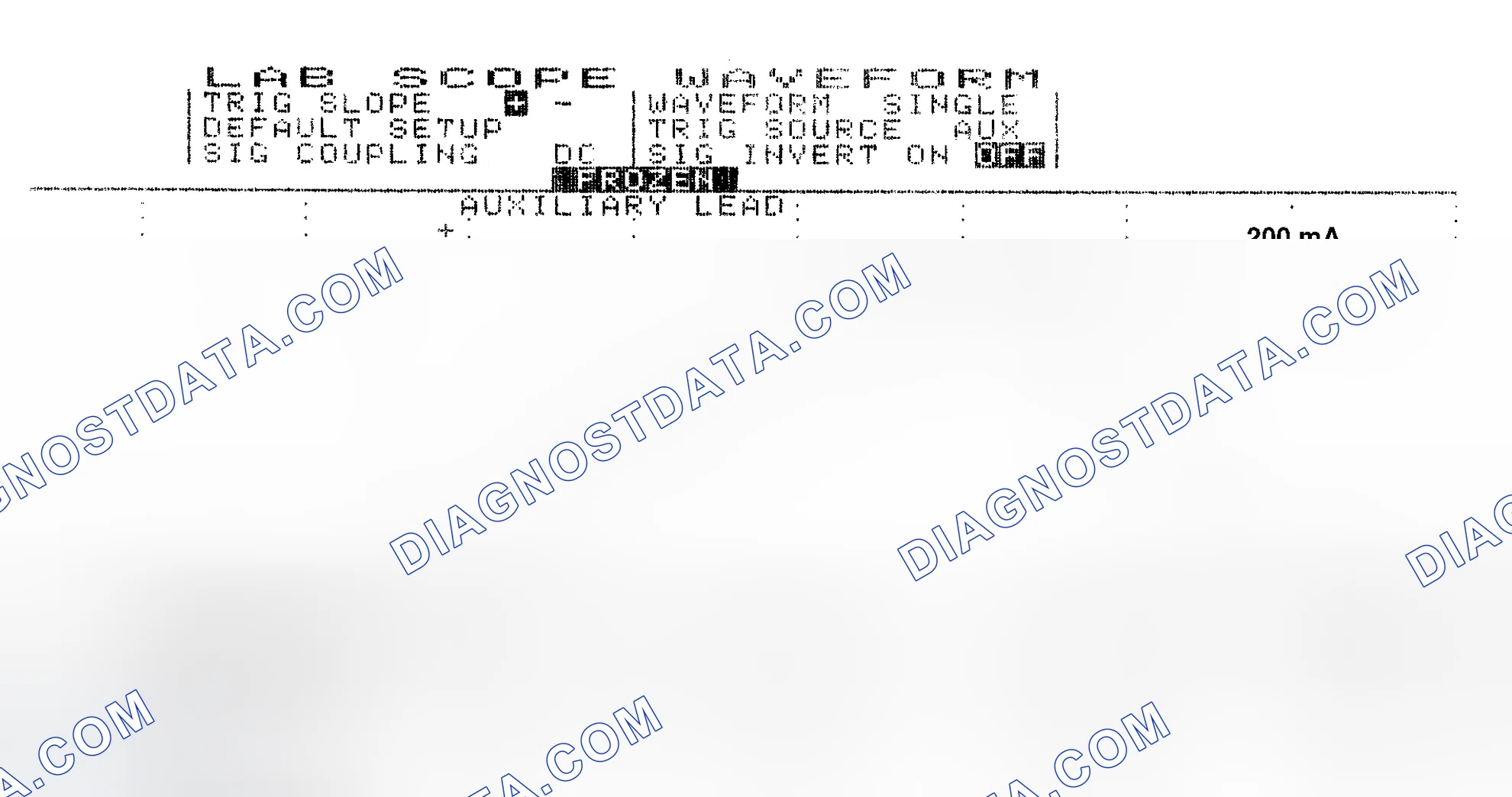 Scheme 13: Single Injector w/Normal Current Flow - Current Pattern