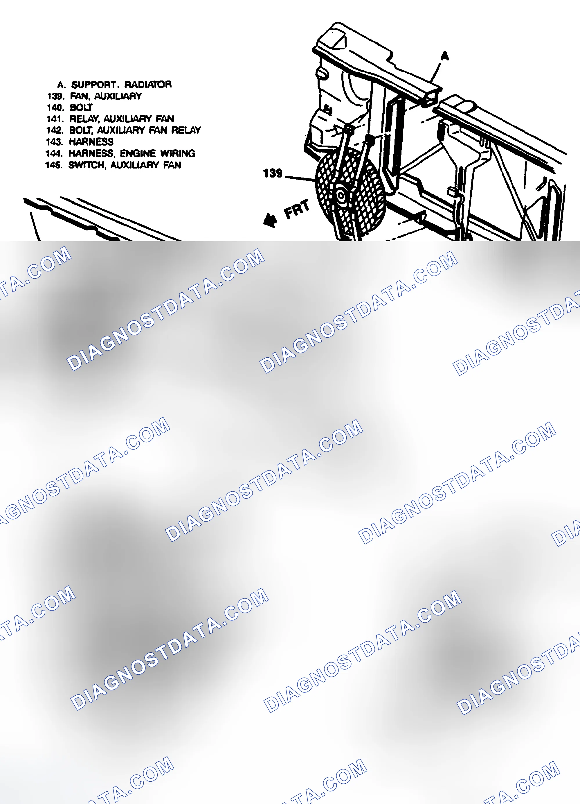 Scheme 2: Auxiliary Coolant Fan (Removal & Installation)