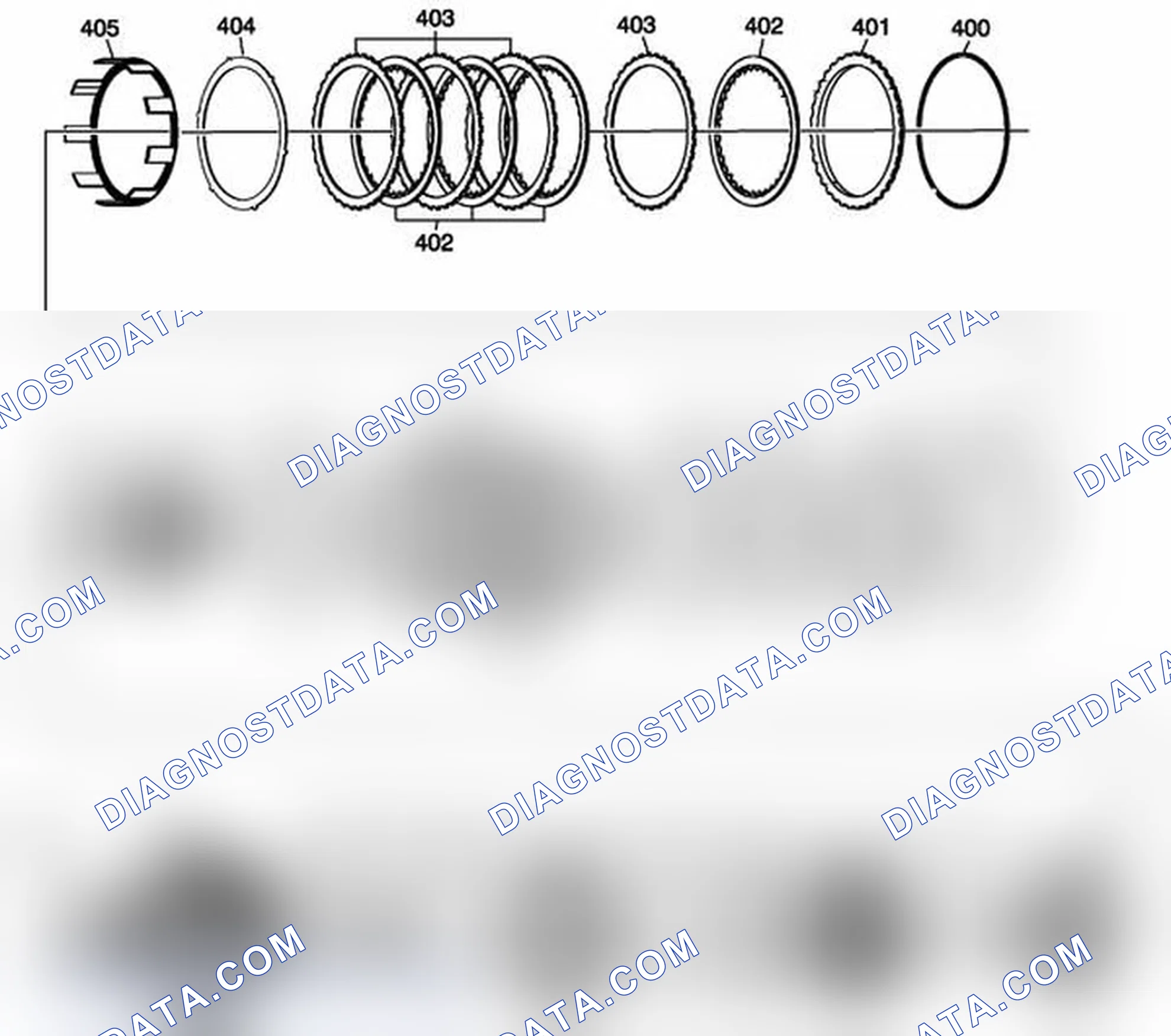 Scheme 145: 1-2-3-4 and 3-5 Reverse Clutch Assembly