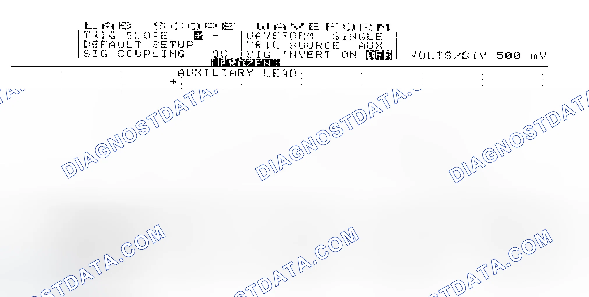 Scheme 14: Single Injector w/Excessive Current Flow - Current Pattern