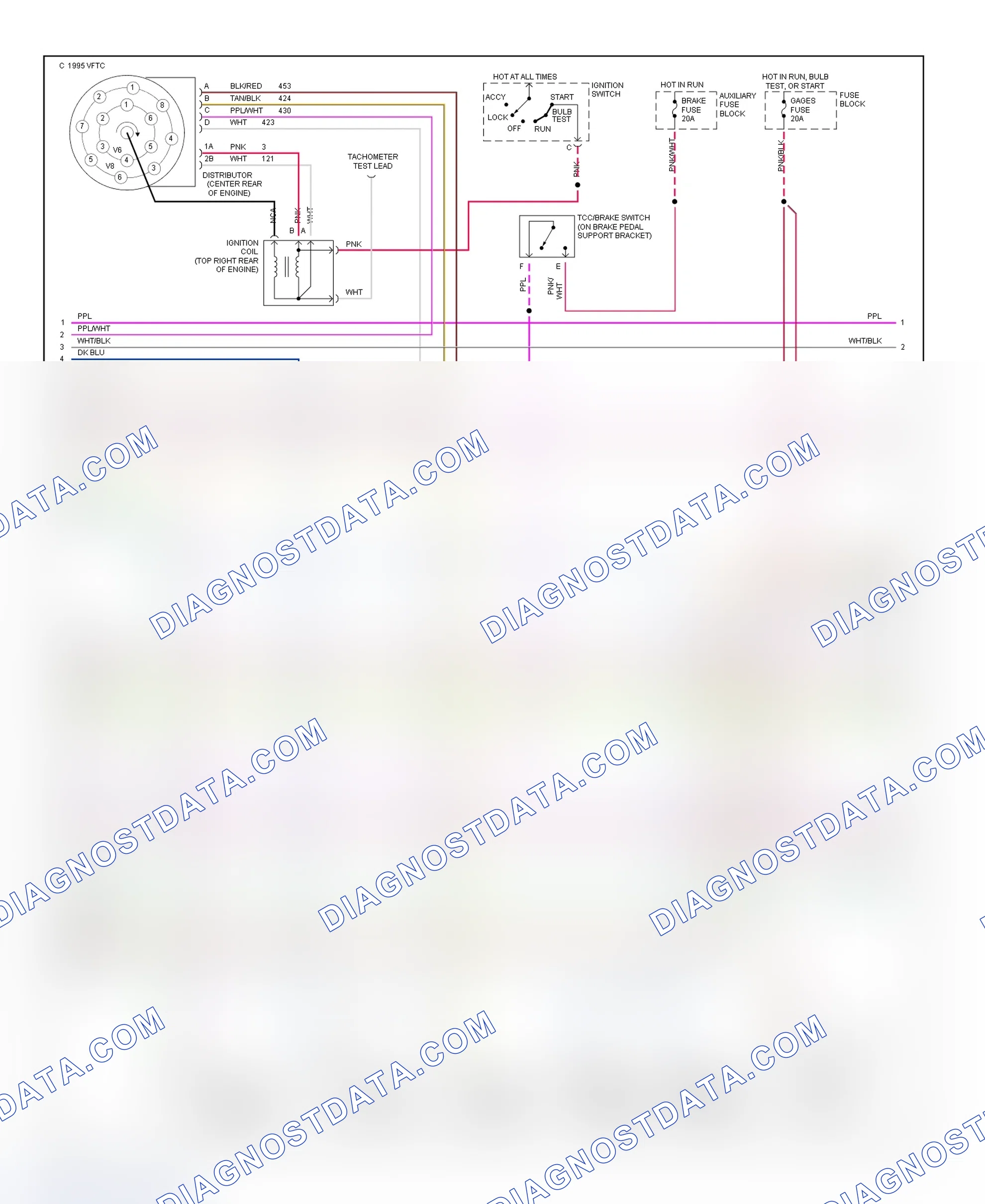 Scheme 34: Wiring Diagram (Van - 5.7L With 4L60-E - 2 Of 3)