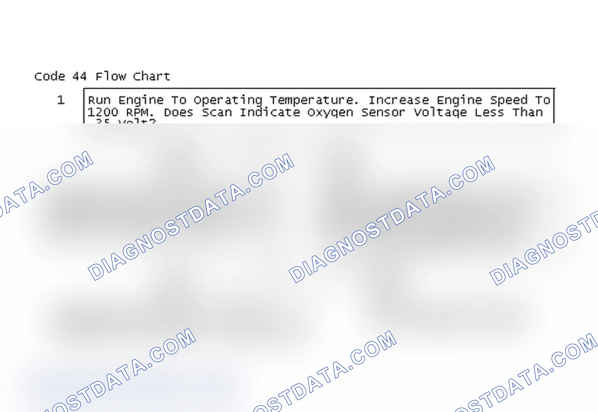 Scheme 284: Code 44 Flow Chart