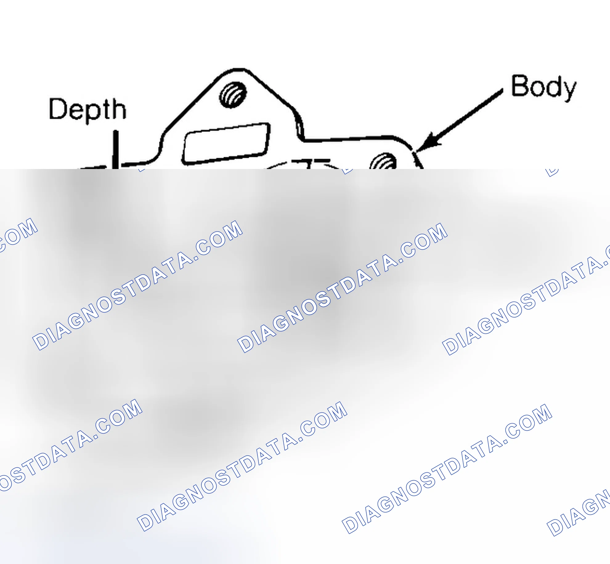 Scheme 35: Measuring Oil Pump Gear Cavity
